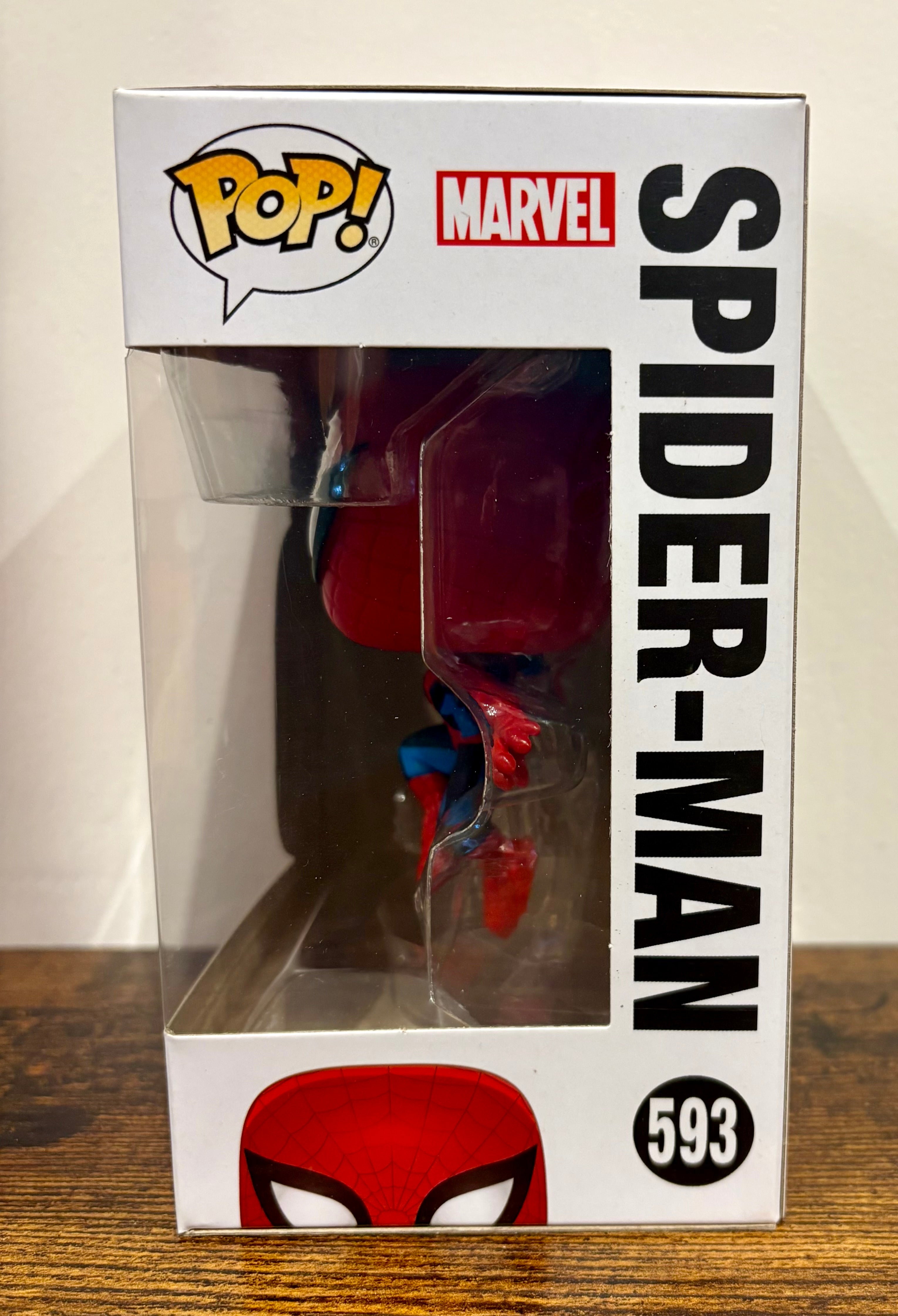 Funko Pop! Marvel Spider-Man #593 Diamond Collection Edition