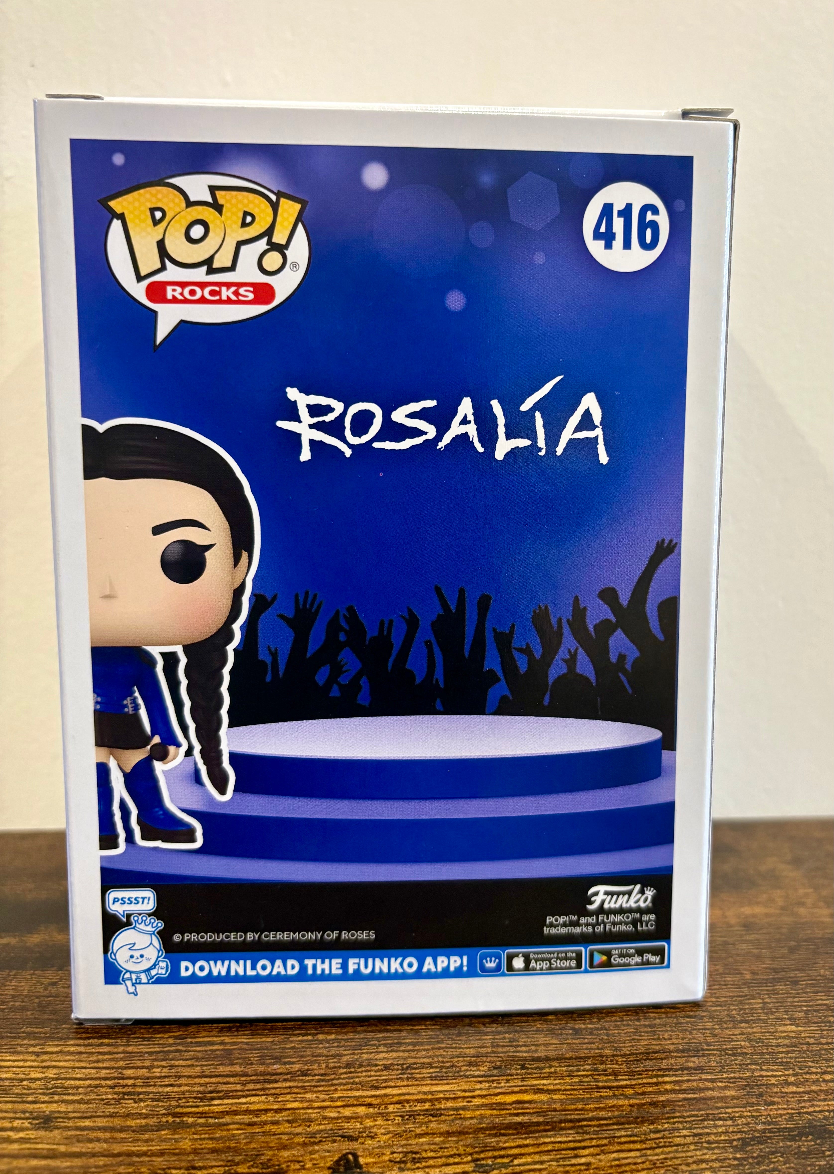 Funko Pop Rocks Rosalia #416 funko pop vinyl figure