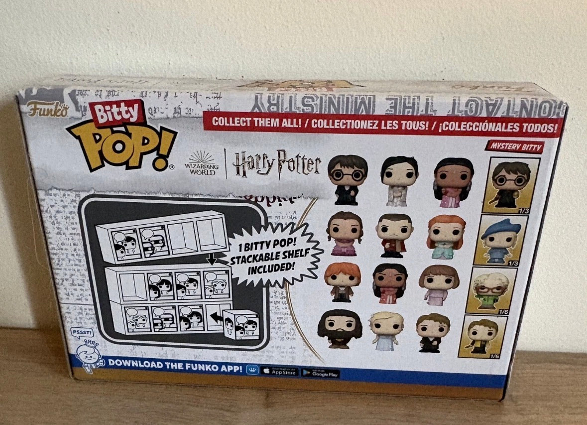 Funko Pop! Bitty Pop Harry Potter, Ron Weasley, Padma Patil, Madame Maxine Brand New