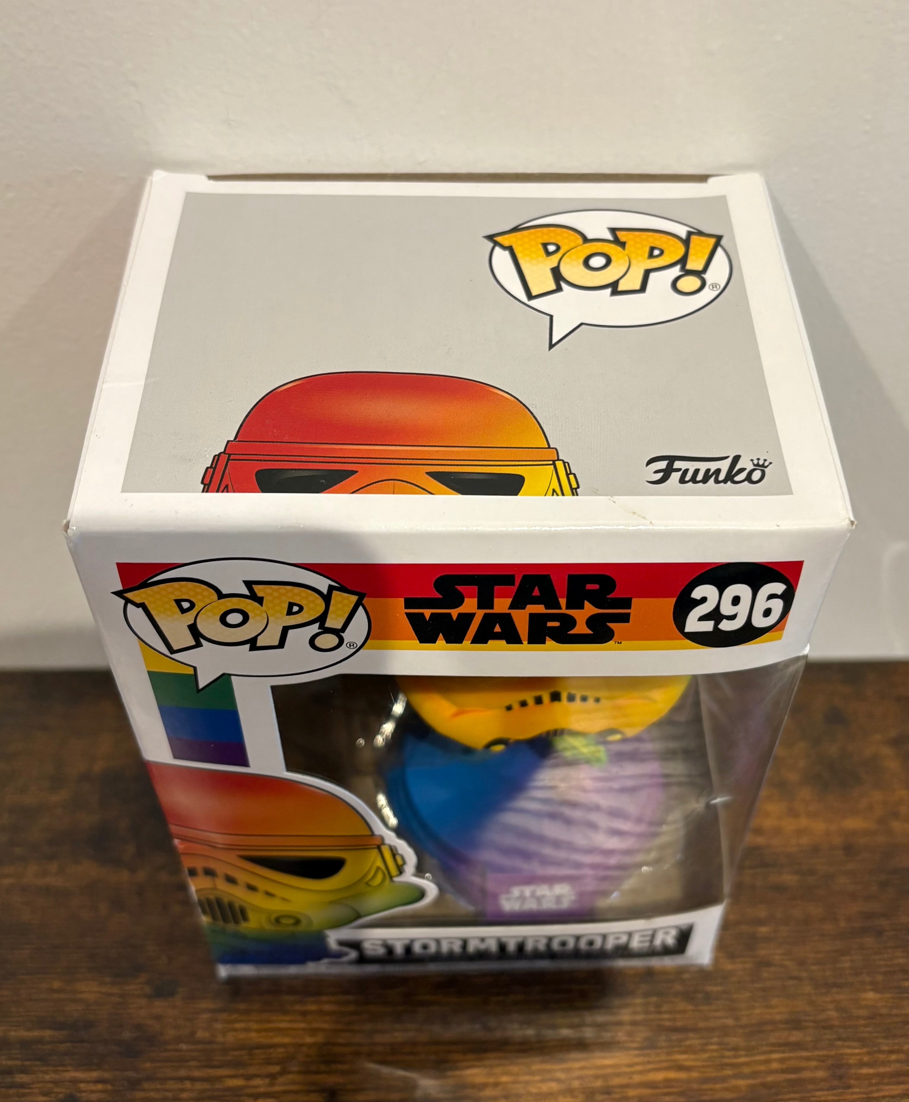 Funko Pop! Star Wars Stormtrooper #296 Rainbow Rare Vinyl Figure