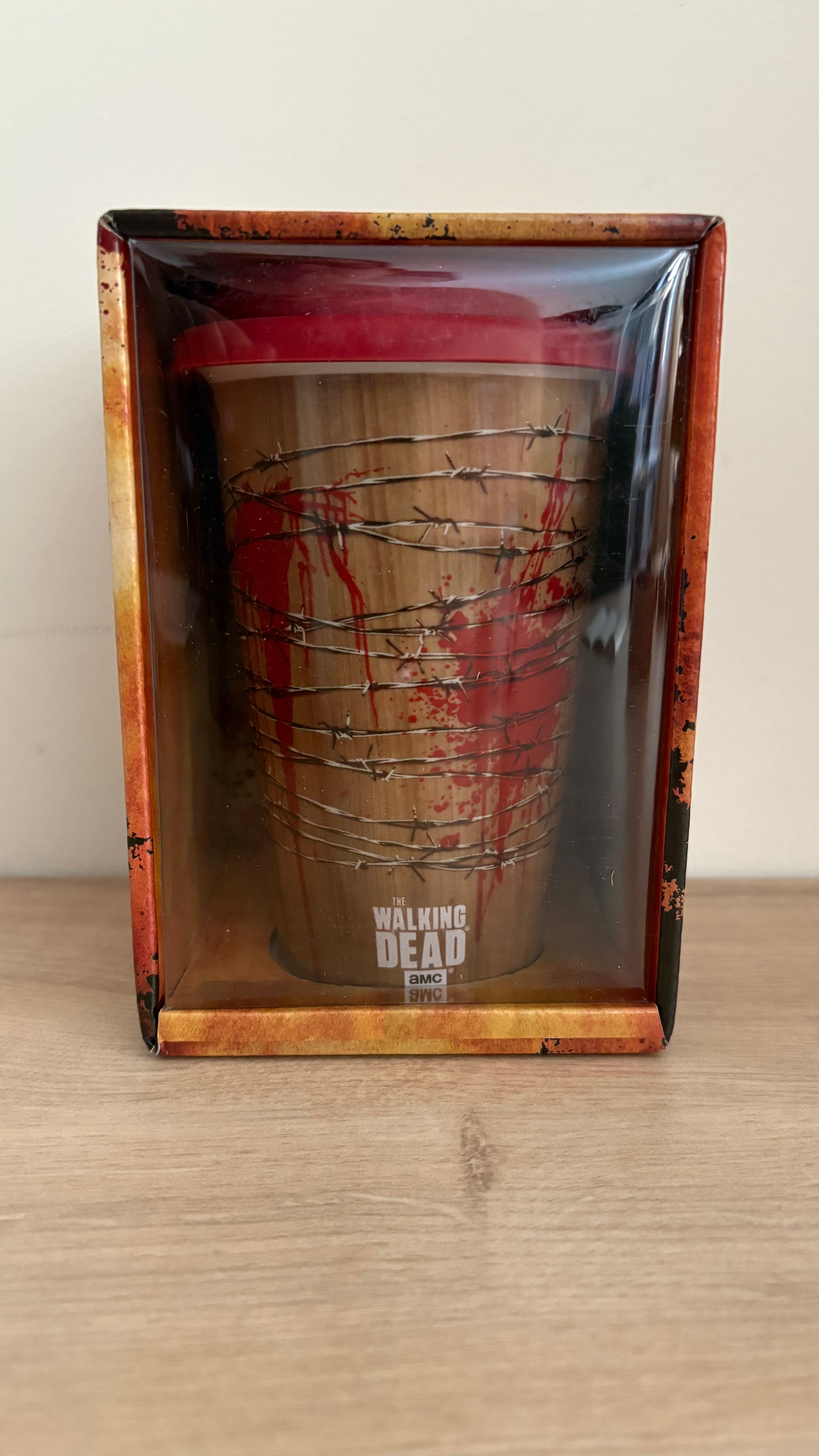 Collectable Official AMC's The Walking Dead Ceramic Travel Mug - Negan's Lucille