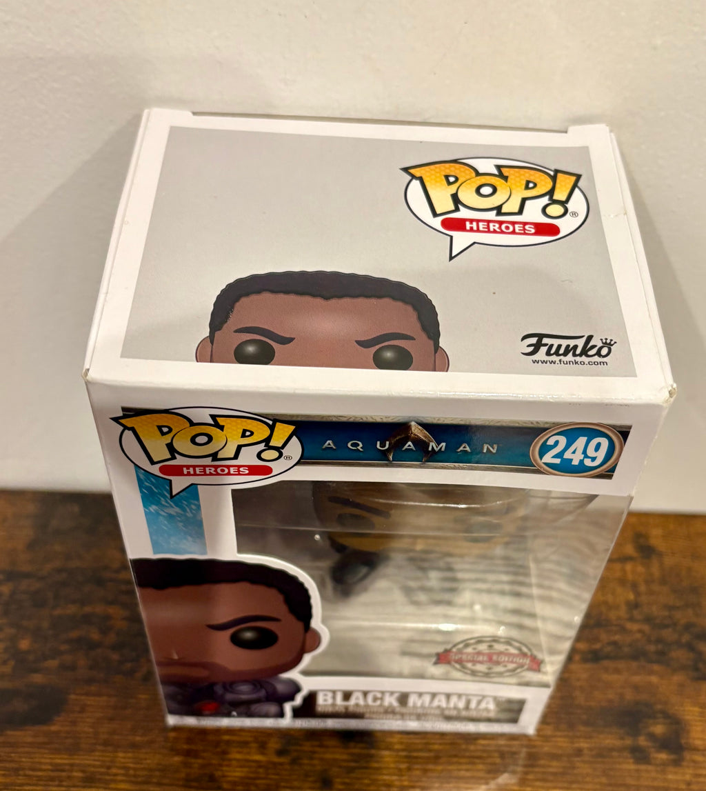 Funko Pop Heroes Aquaman #249 Black Manta Vinyl Figure