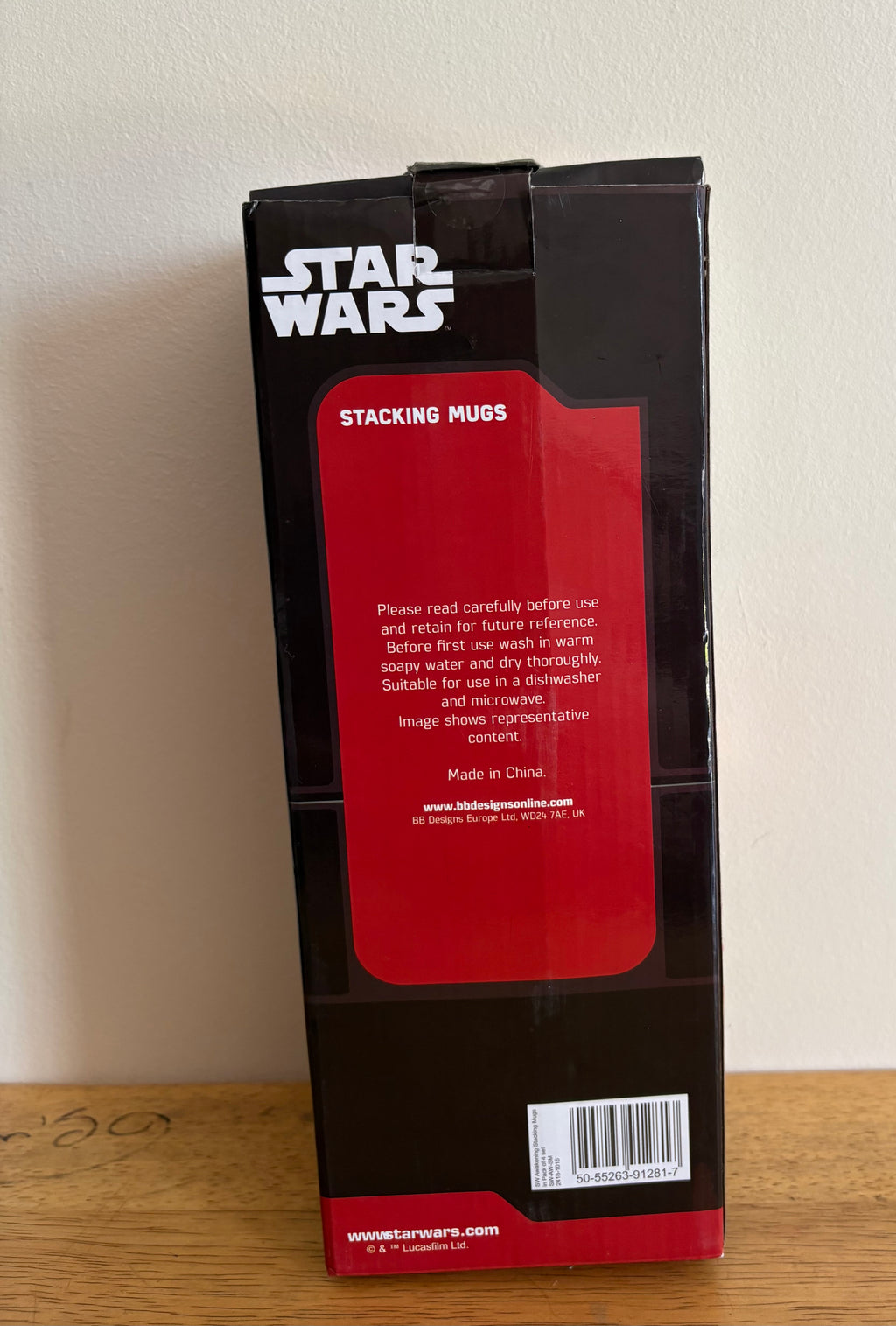 Star Wars set of 4 brand new stackable sealed mugs