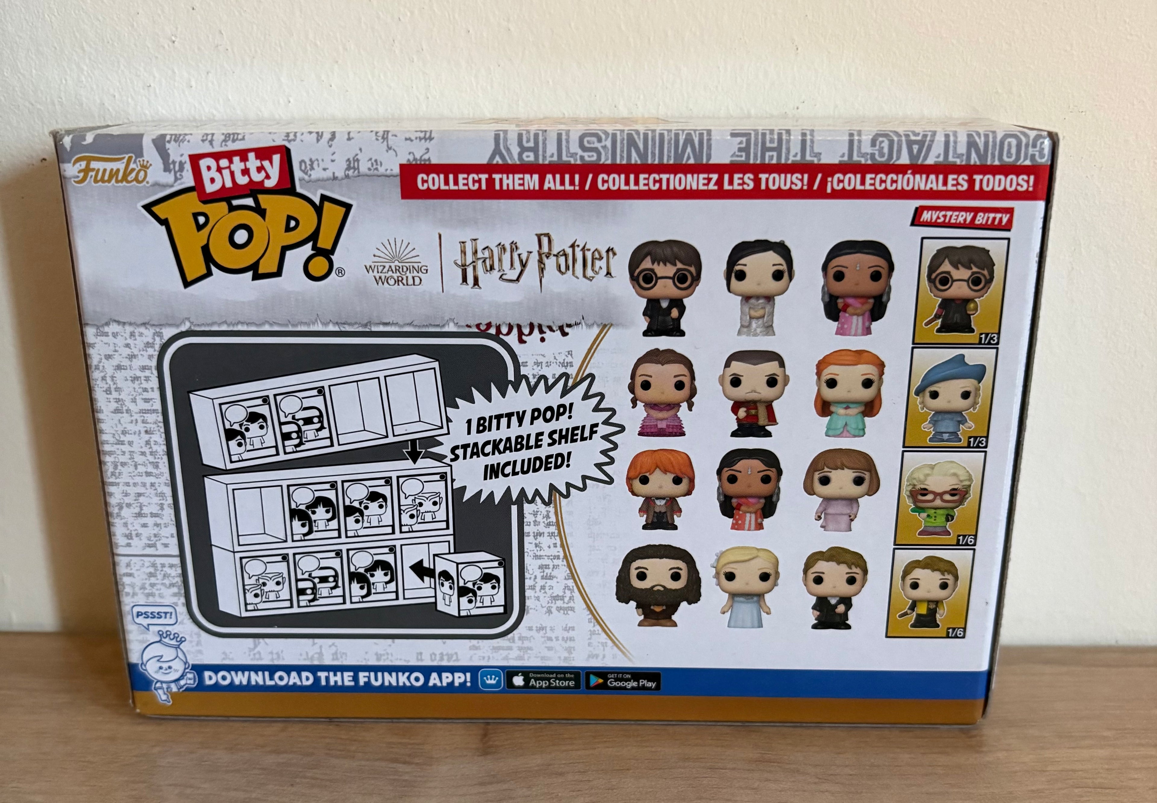 Funko Pop! Bitty Pop Hermione Granger, Viktor Krum, Ginny Mystery Figure