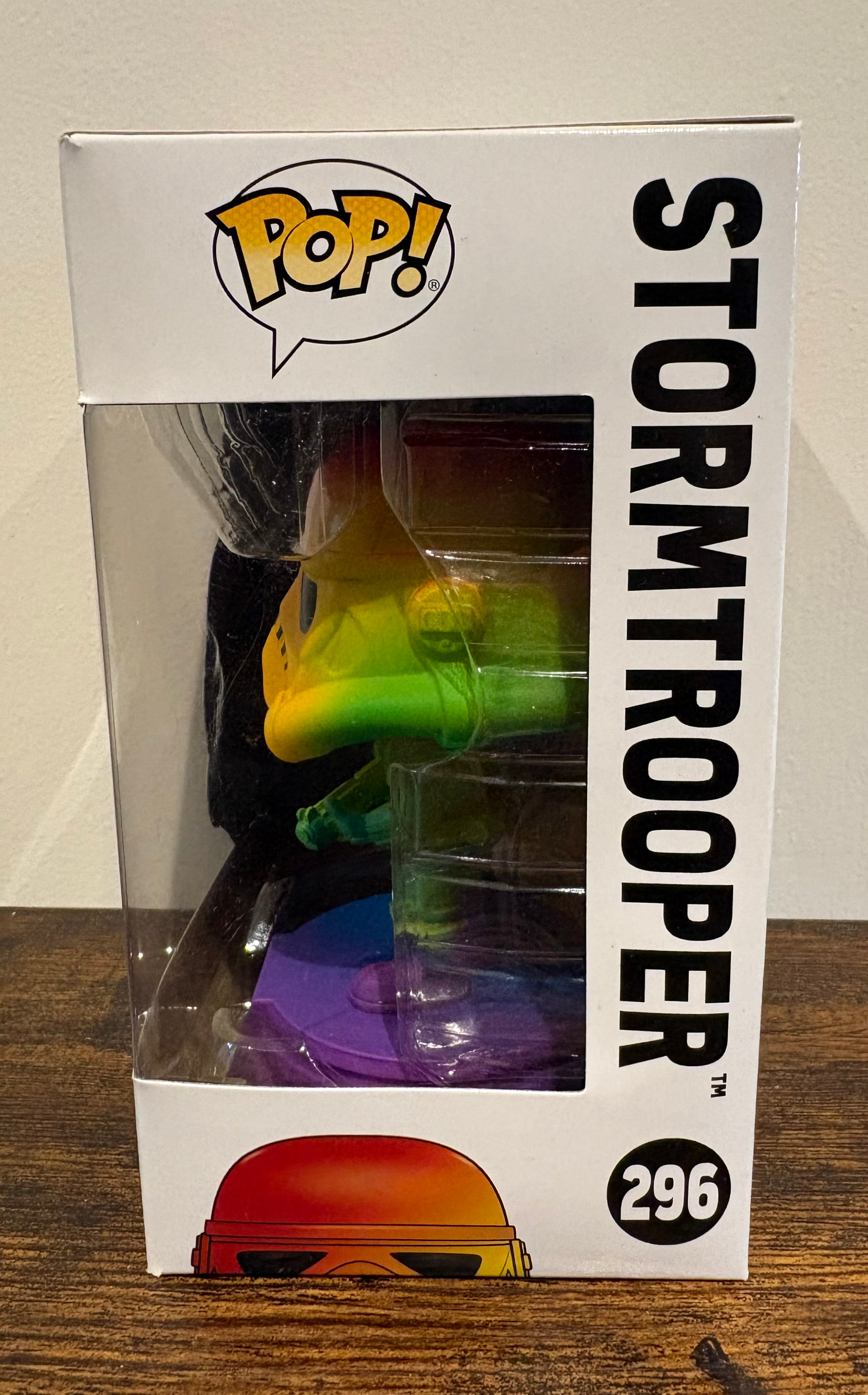 Funko Pop! Star Wars Stormtrooper #296 Rainbow Rare Vinyl Figure