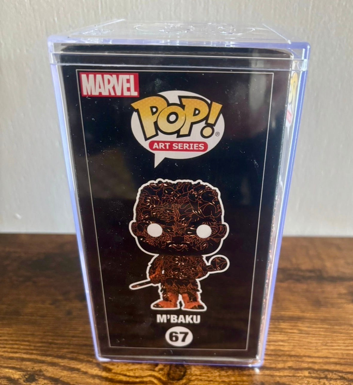 Funko Pop M'BAKU #67 Marvel Black Panther Art Series Bobble Head Special Figure6