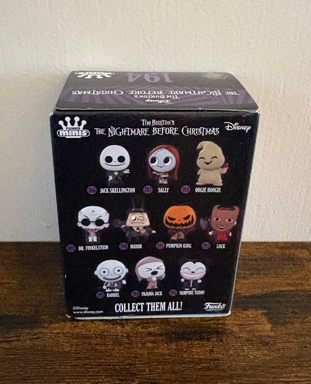 Funko Pop! Minis Tim Burton's The Nightmare Before Christmas #194 Pajama Jack - New