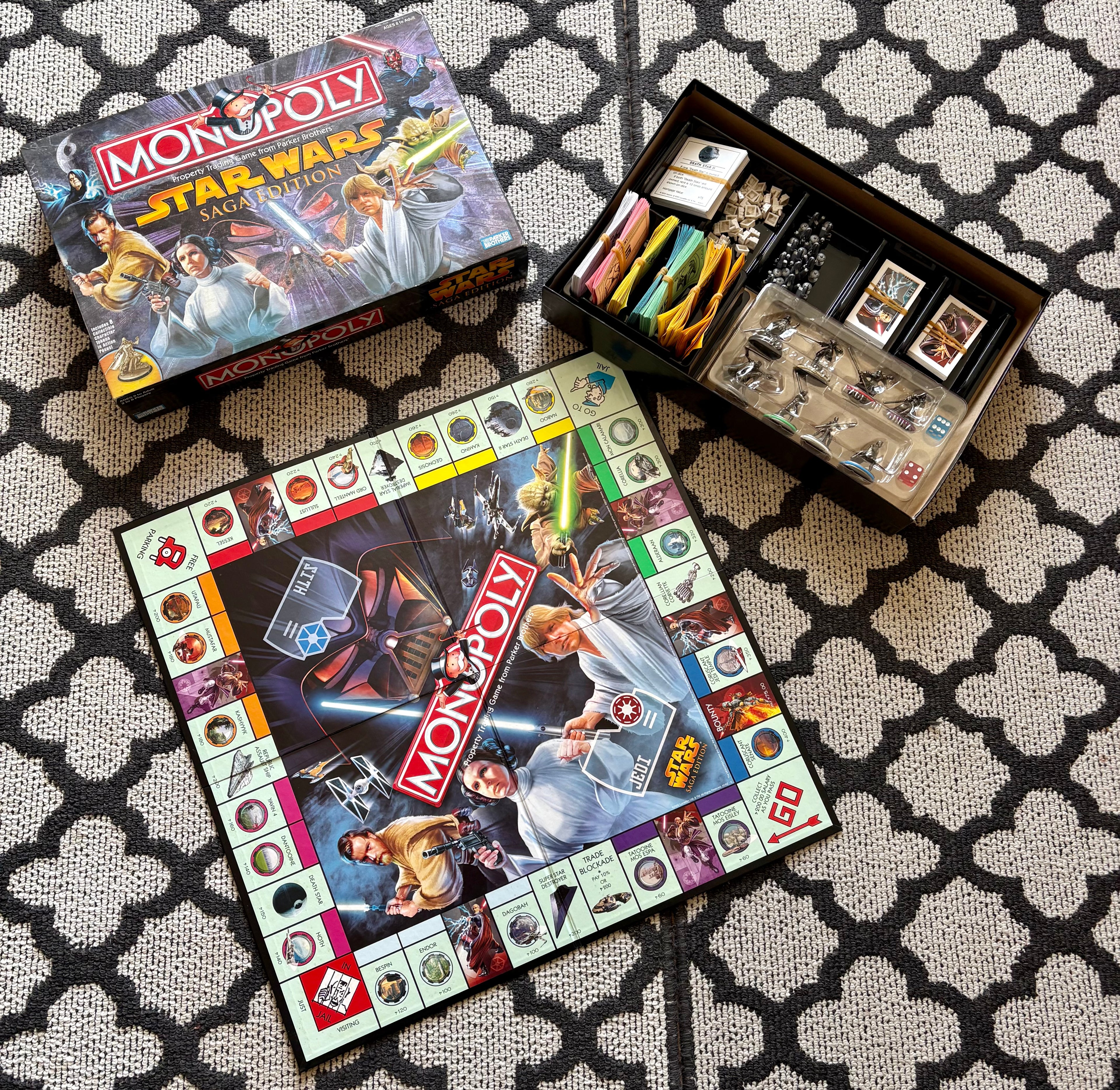 Collectables & Board game Star Wars Monopoly Saga Edition 2005 Hasbro Parker Brothers