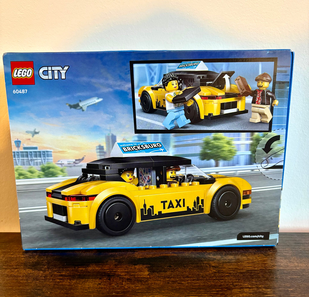 Lego City 60487 Yellow Taxi Car Set 122pcs Age 5+ Brand New Factory Sealed
