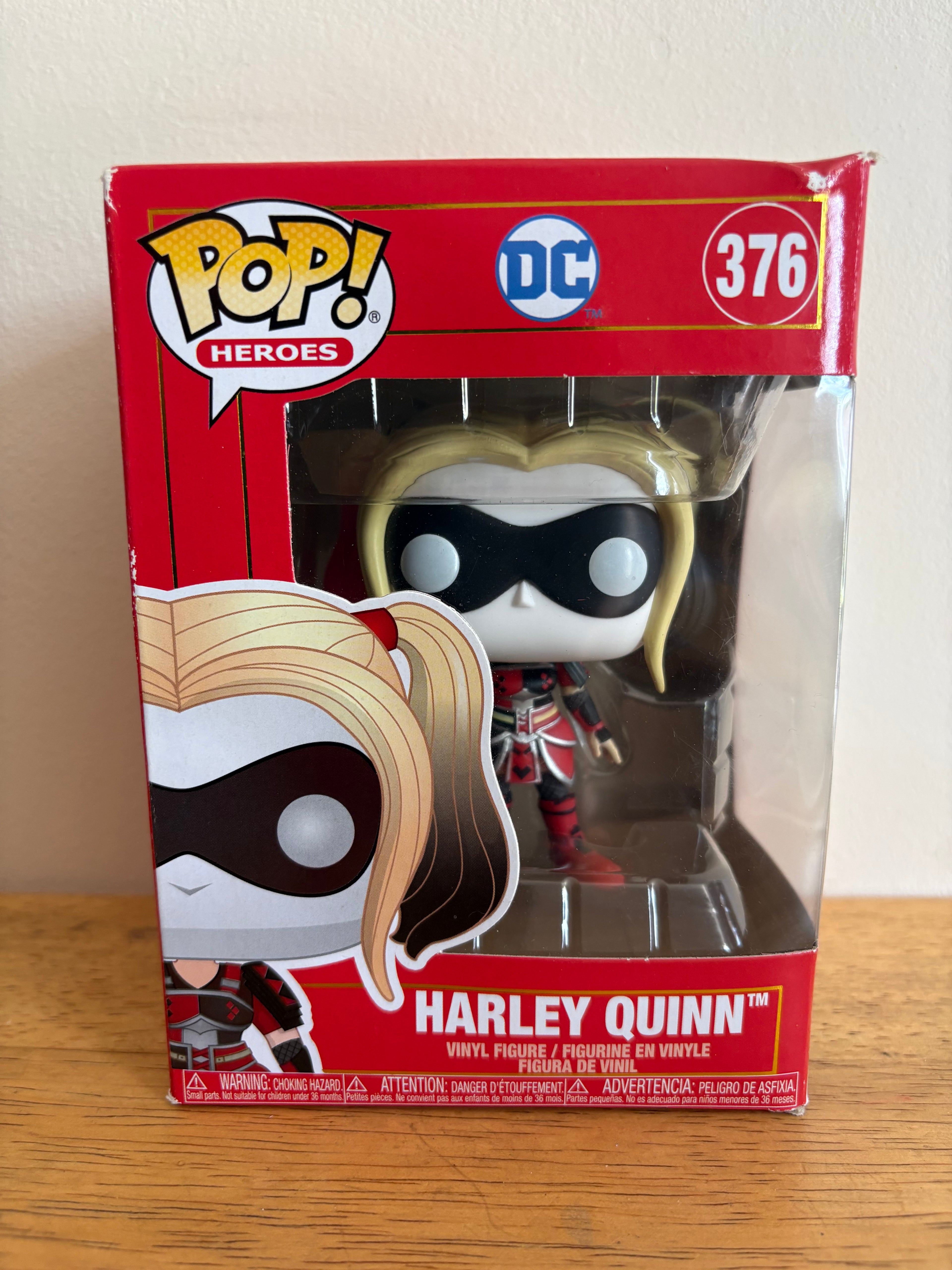 Funko Pop #376 DC Harley Quinn in Red Box