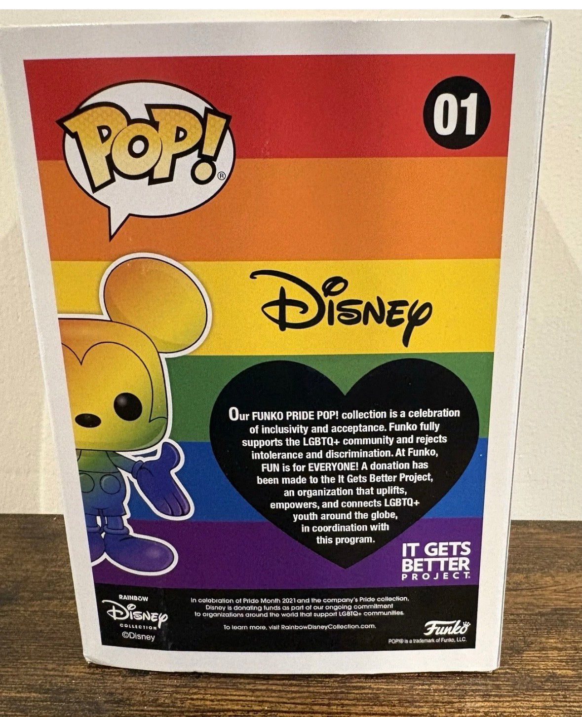 Funko Pop Disney Mickey Mouse POP Figure 01 - Vinyl Figure Boxed Brand New