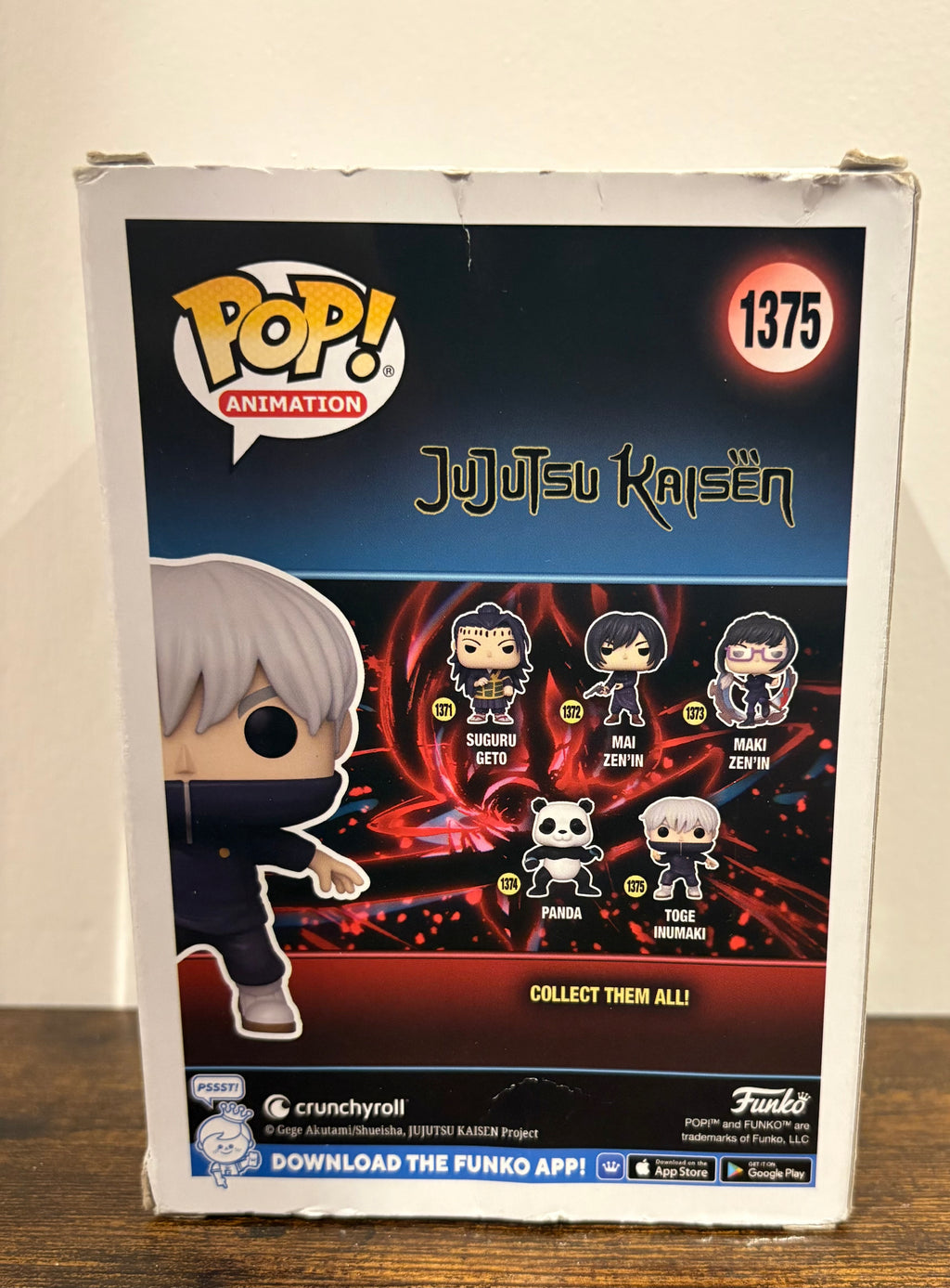 Funko Pop! Animation: Jujutsu Kaisen Toge Inumaki Vinyl Figure #1375