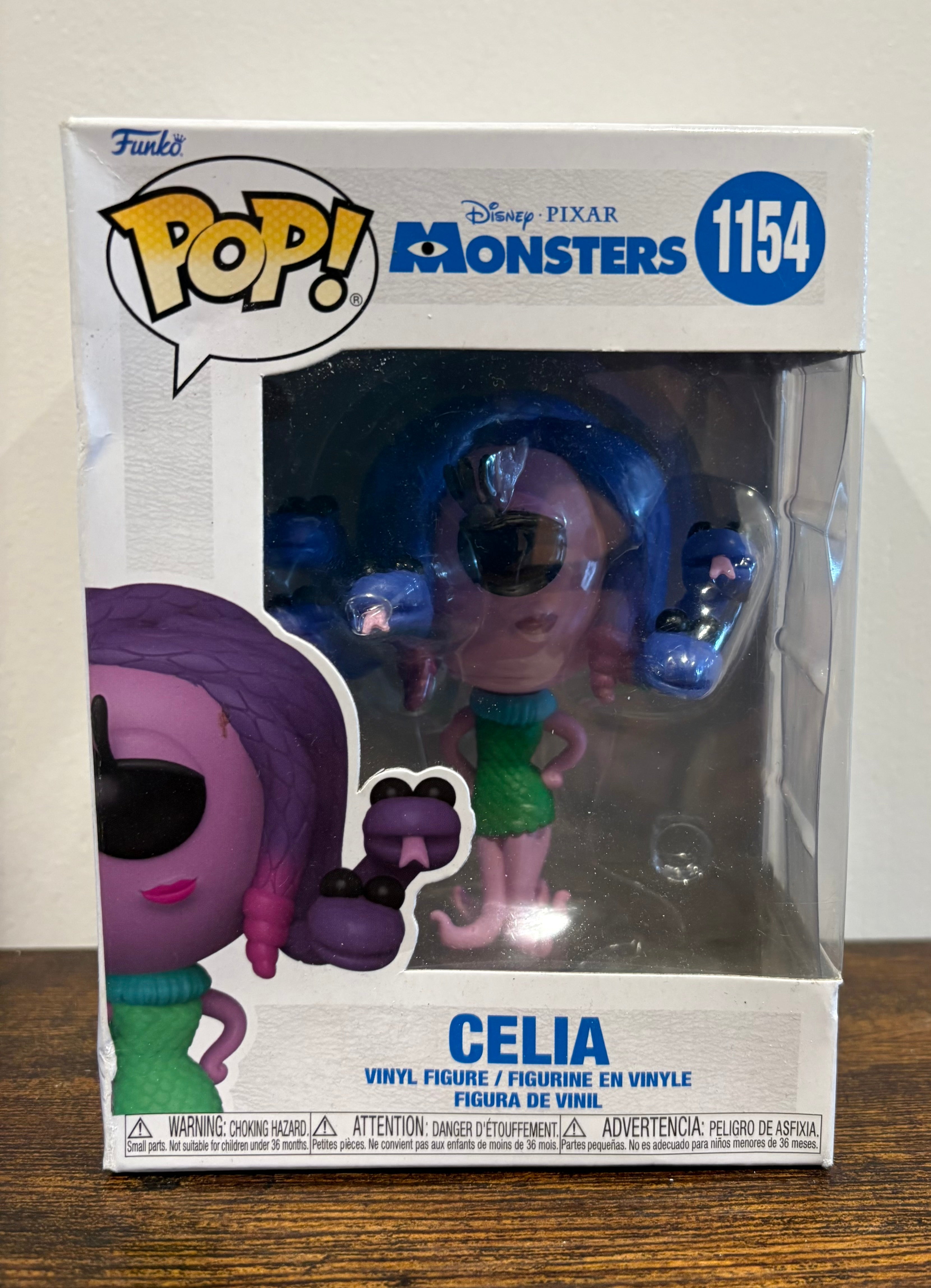 Funko Pop! Disney Pixar Monsters Inc Celia #1154 Vinyl Figure