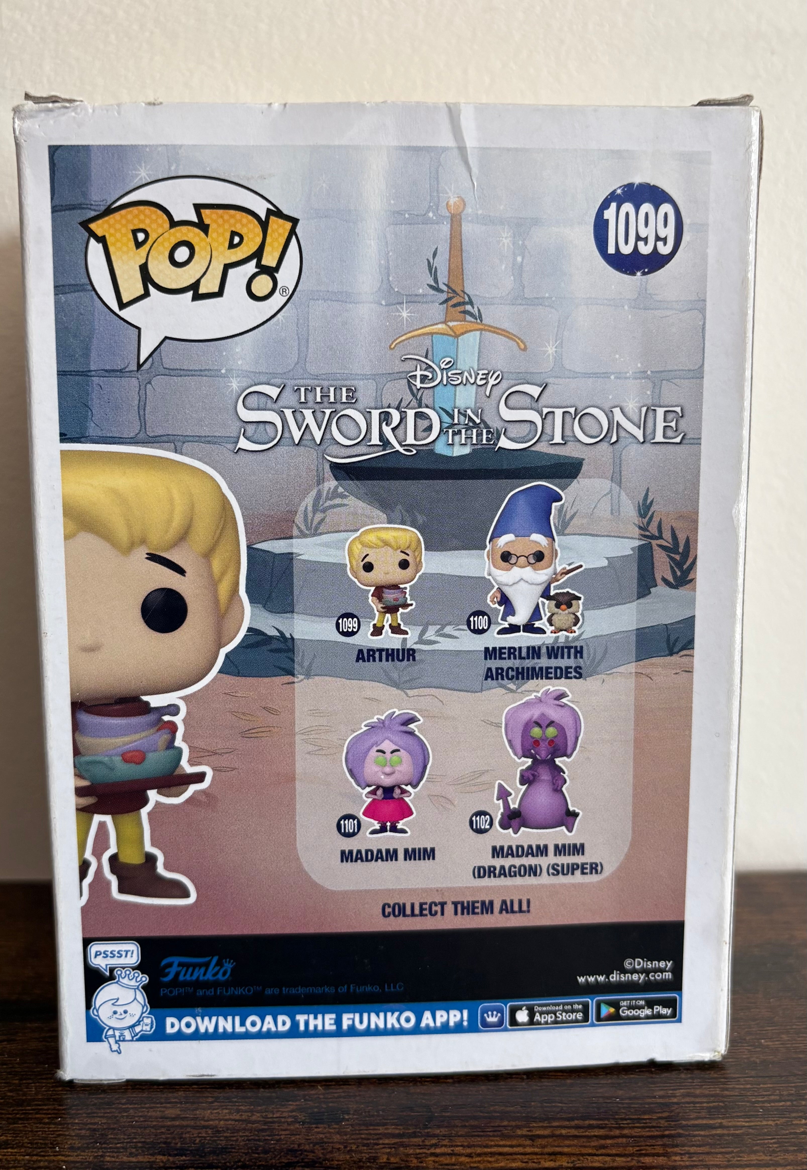 Funko Pop #1099 Arthur – Disney's Sword in the Stone