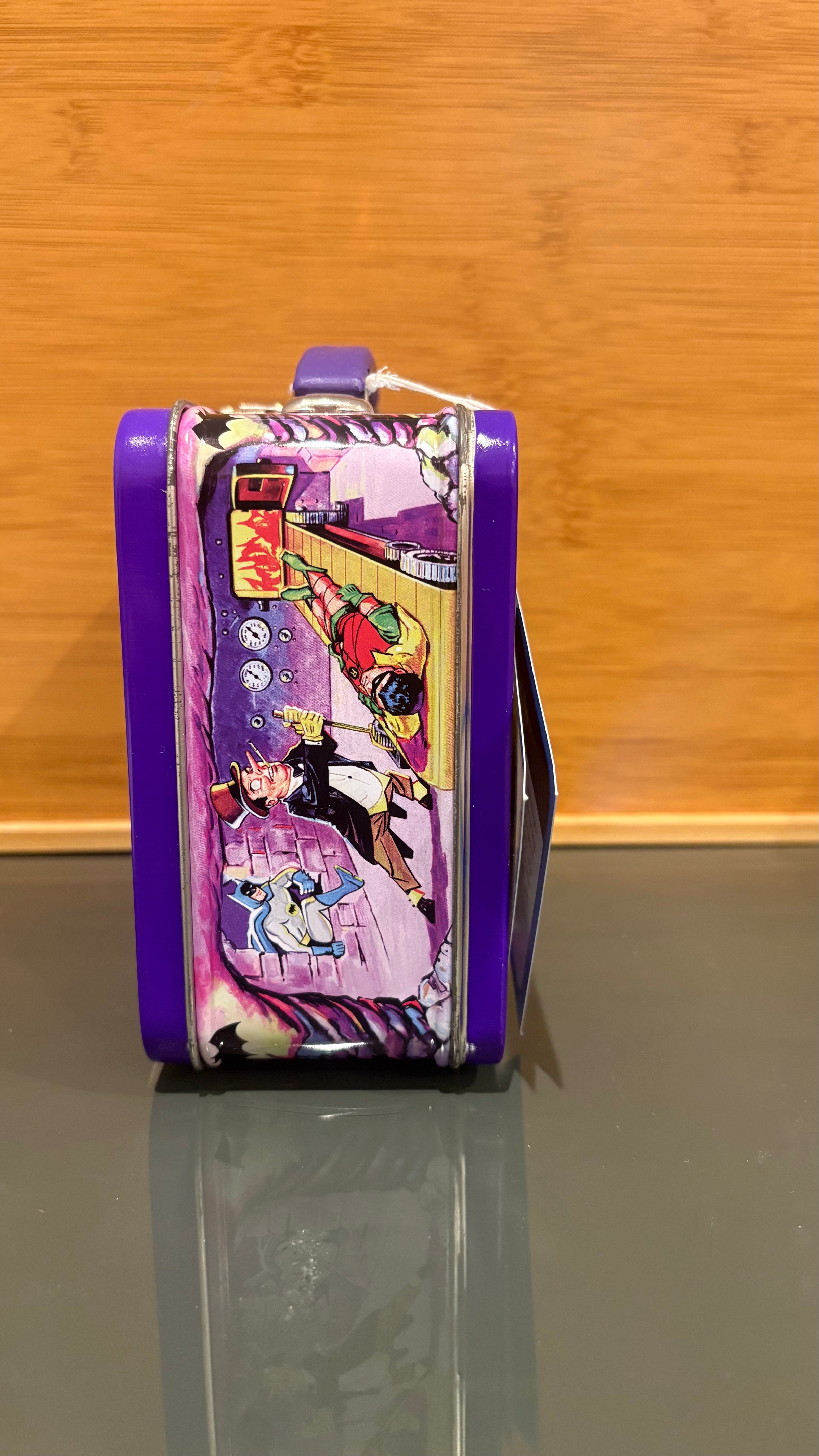 Batman & Robin DC Comics Metal Lunch Tin – Hasbro Hallmark Vintage Collectible..