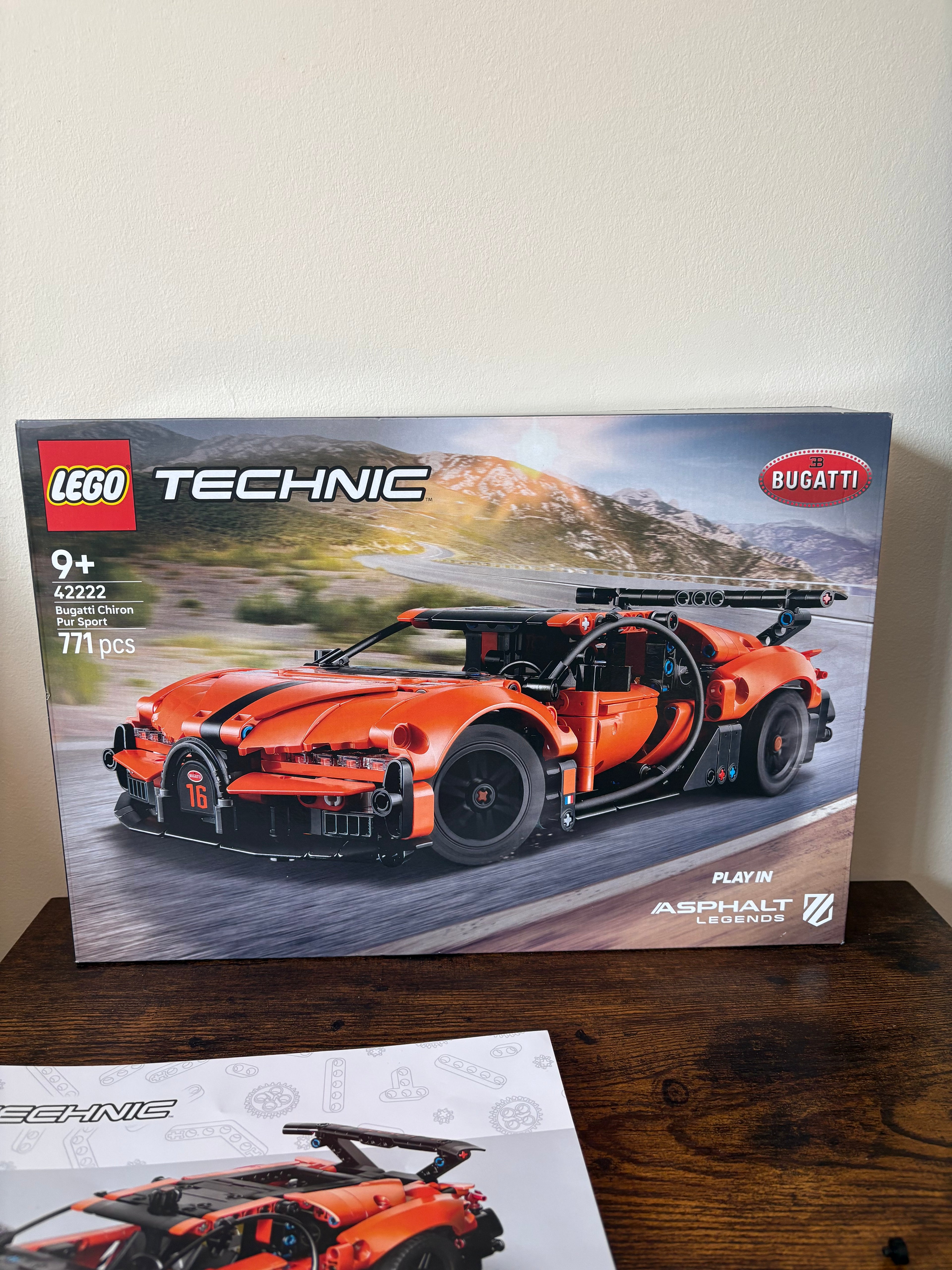 LEGO - Technic 42222 Bugatti Chiron Pur Sport