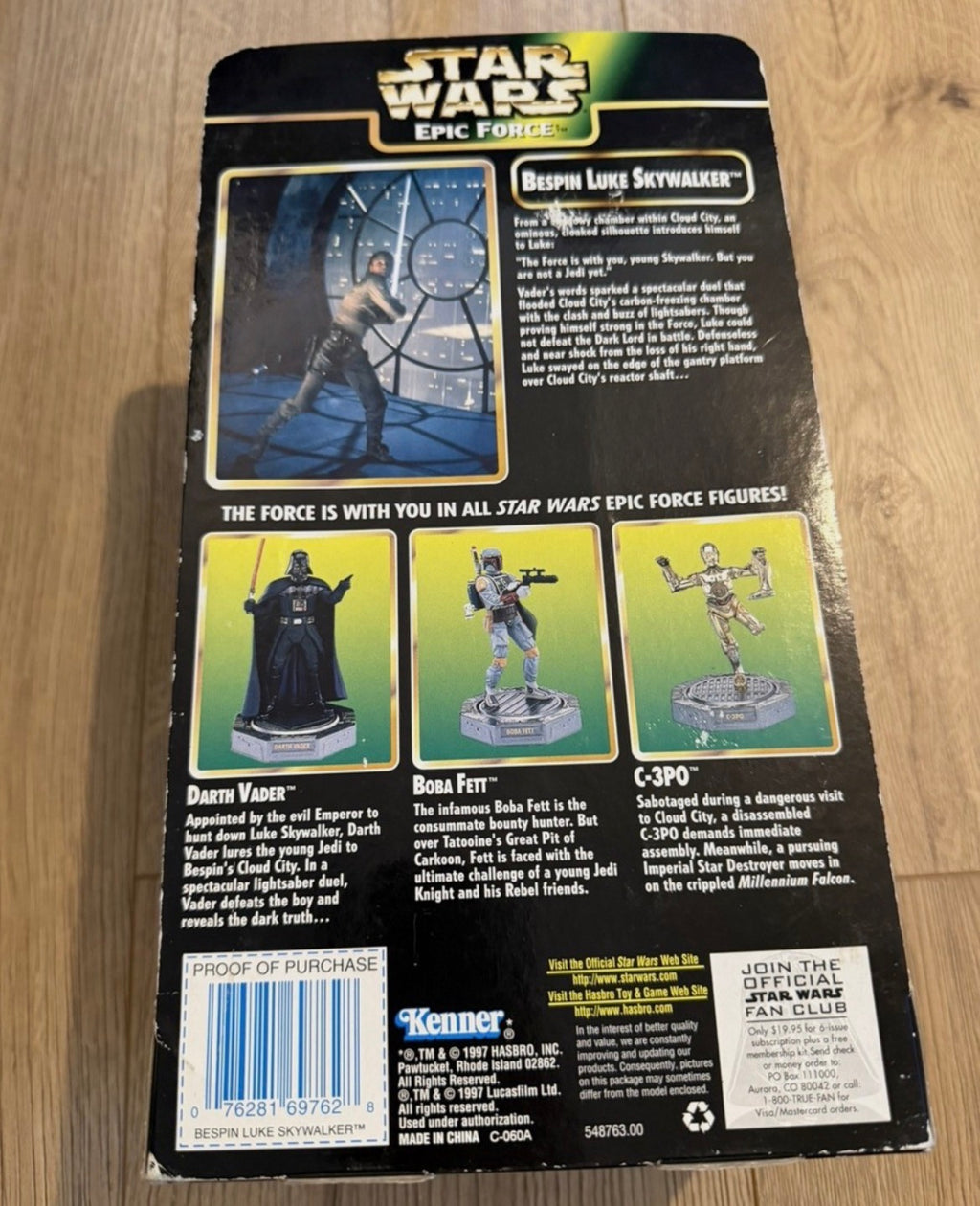 Star Wars Bespin Luke Skywalker pre owned collectors piece