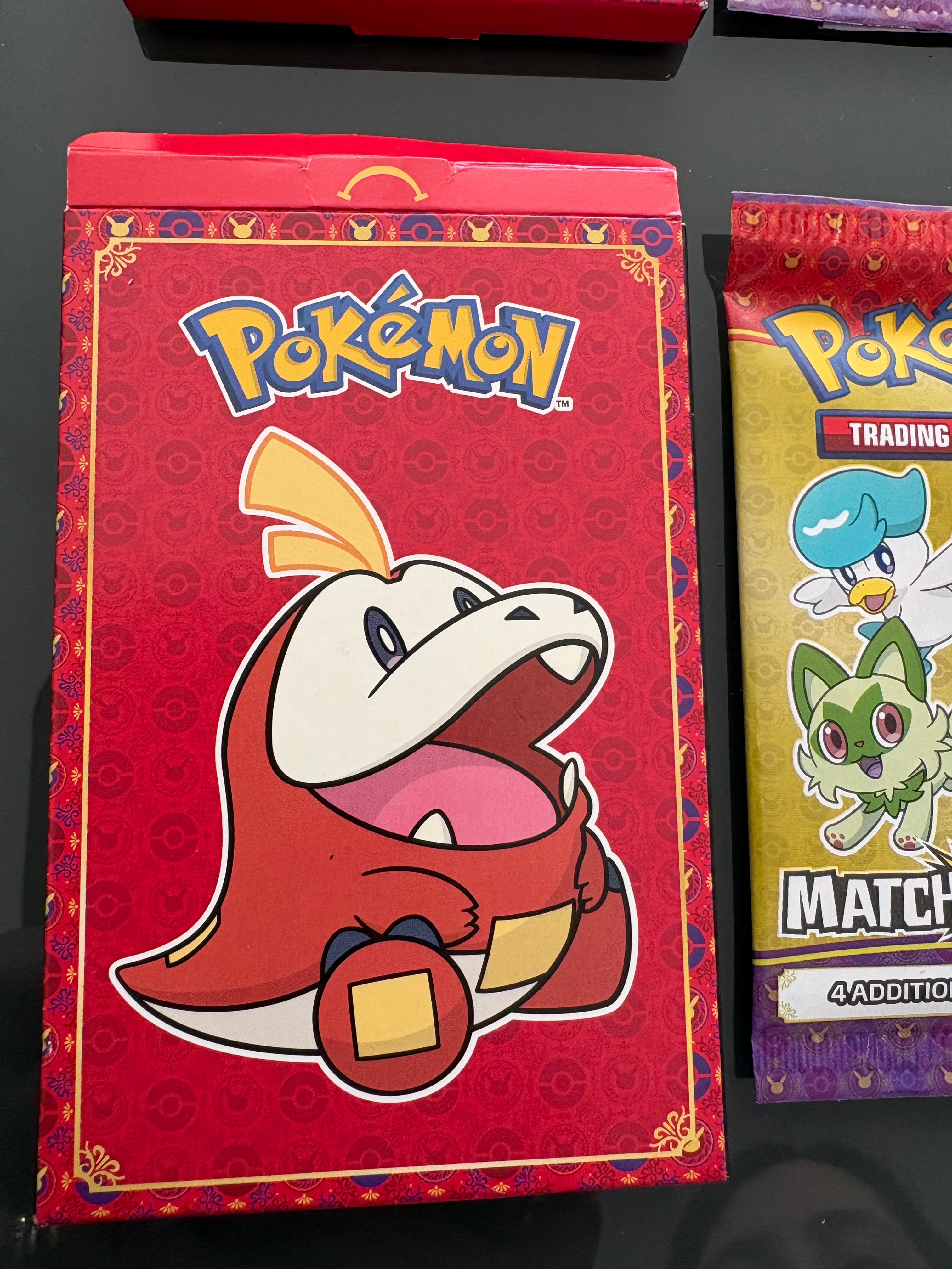 Pokémon x4 McDonald's Match Battle Cards Booster Packs 2023 — Brand New Sealed