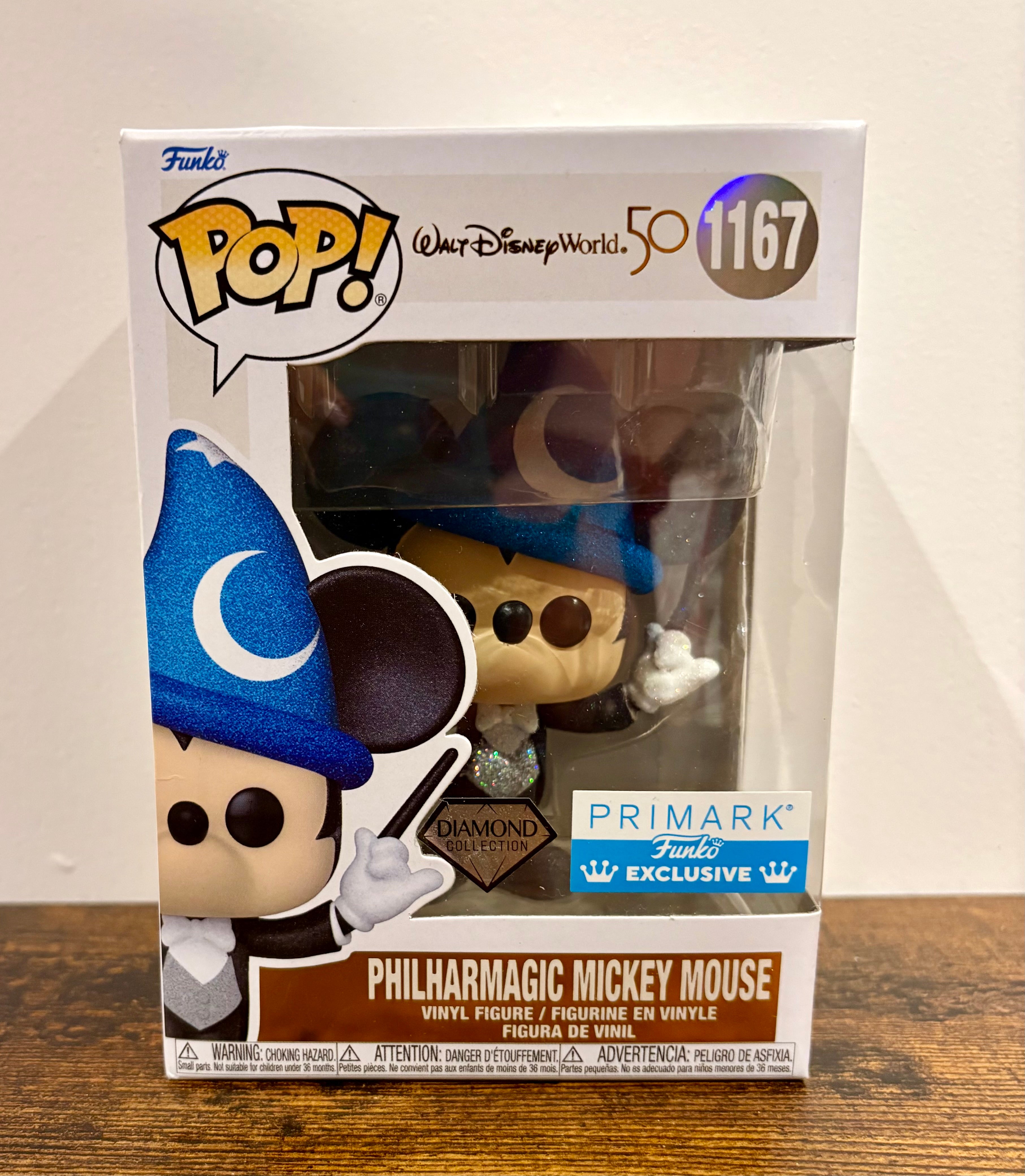 Funko pop - WALT DISNEY WORLD 50 PHILHARMAGIC MICKEY MOUSE POP VINYL FIGURE FUNKO 1167