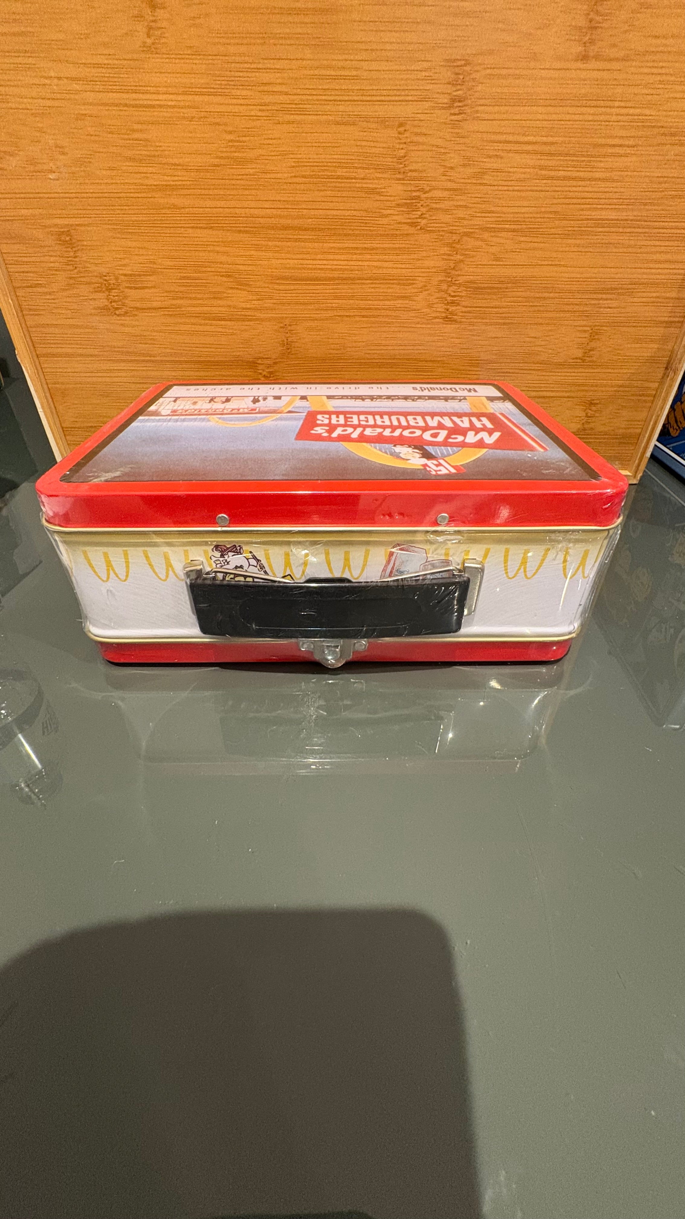 McDonald's Hamburgers Lunchbox Metal Tin – 1998 Vintage Collectible (New & Sealed)