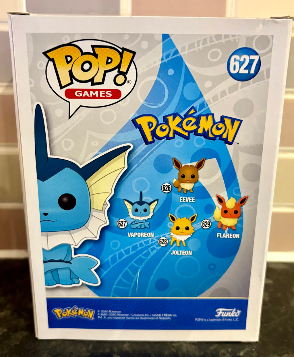 Funko Pop #627 Pokémon Vaporeon