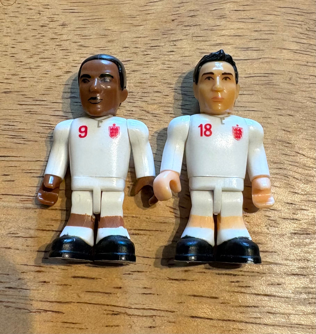 Mini Figure - Very Collectable Topps Minis England 2012 Euros Figures x 2 players