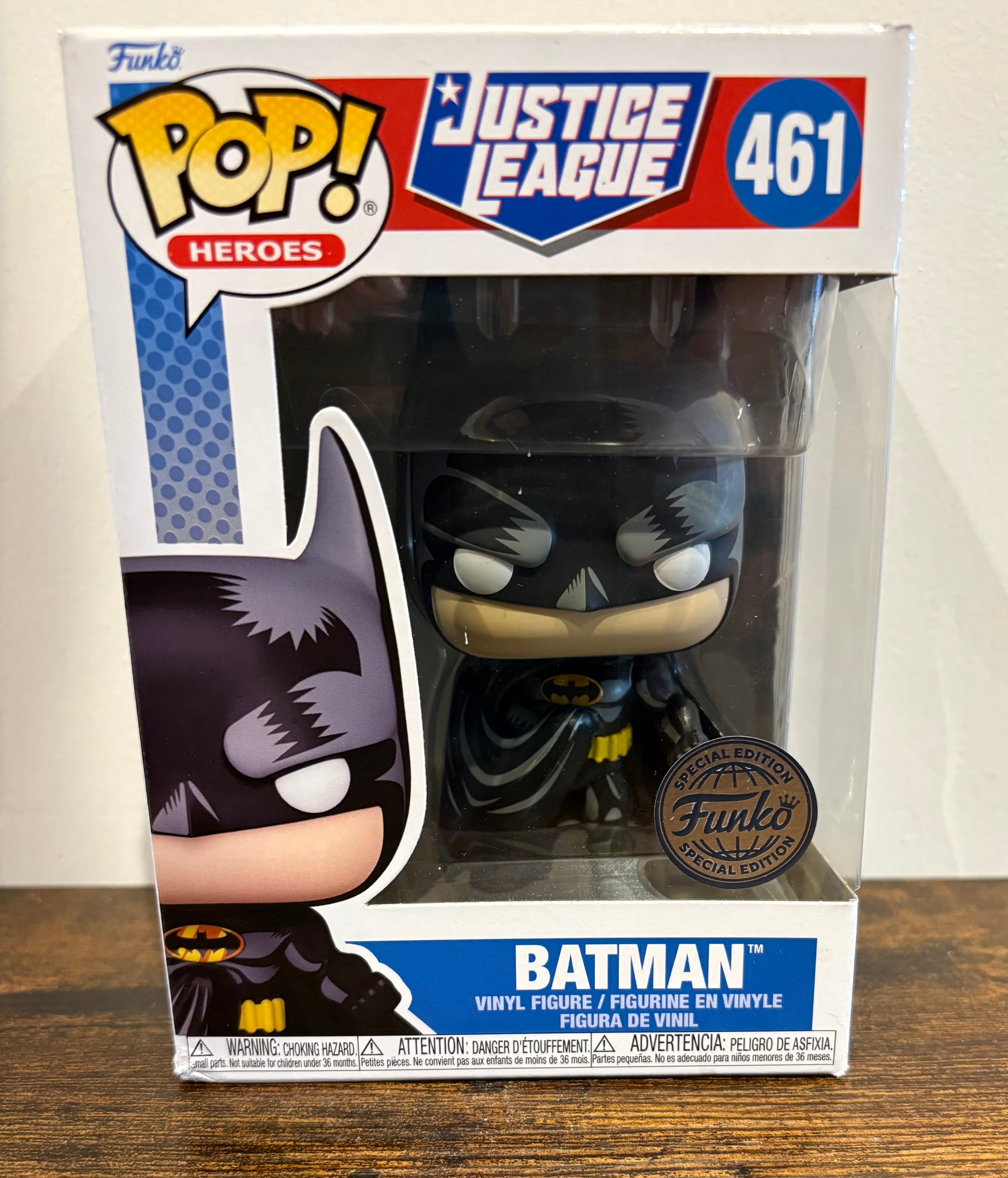 Funko Pop Heroes Justice League #461 Batman Vinyl Figure
