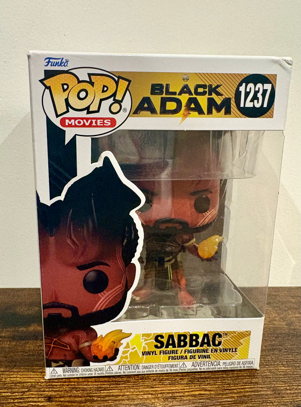 Funko Pop! Black Adam #1237 SABBAC  - see description