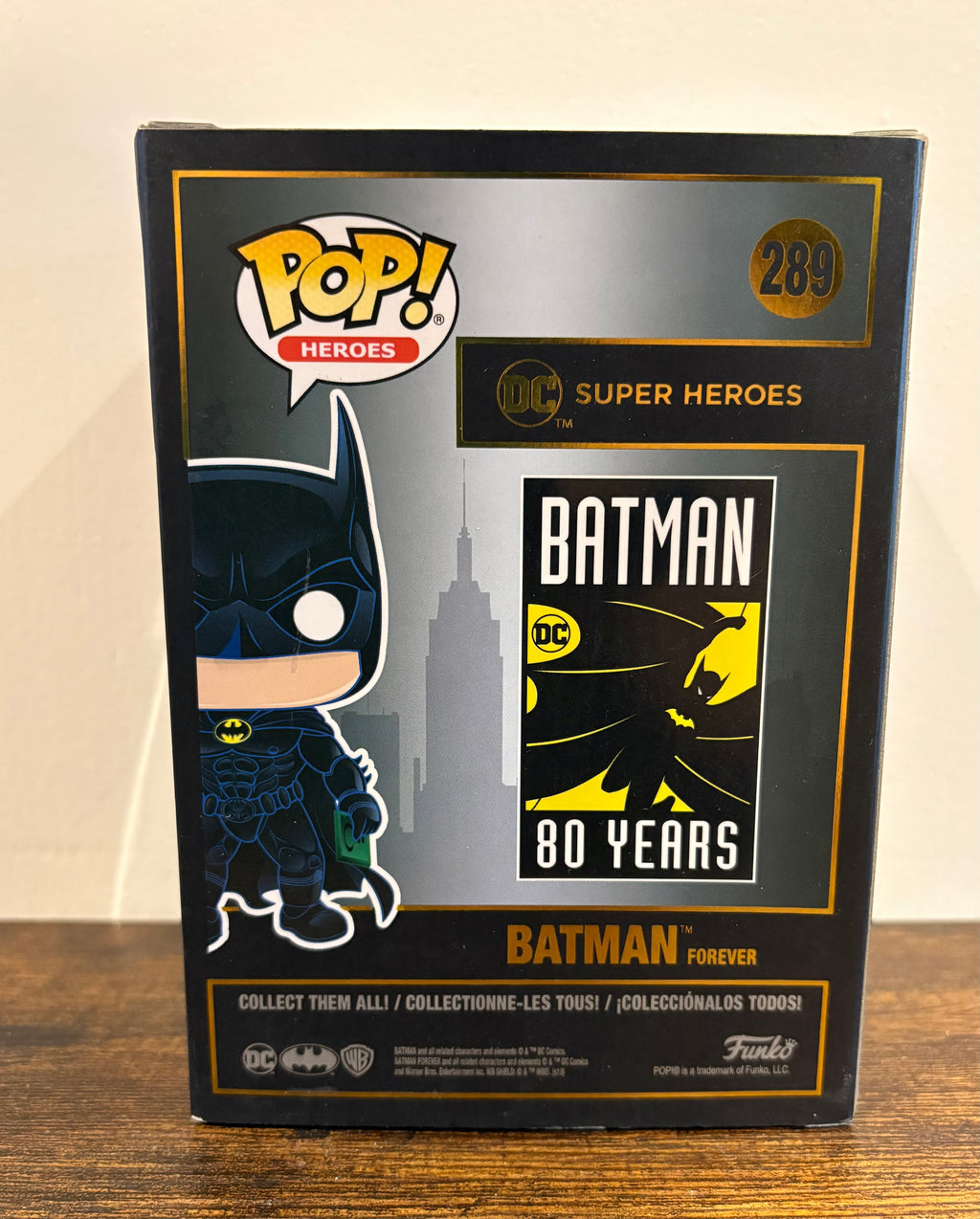 Funko Pop! Vinyl: Batman Forever #289 DC Heroes 80th Anniversary
