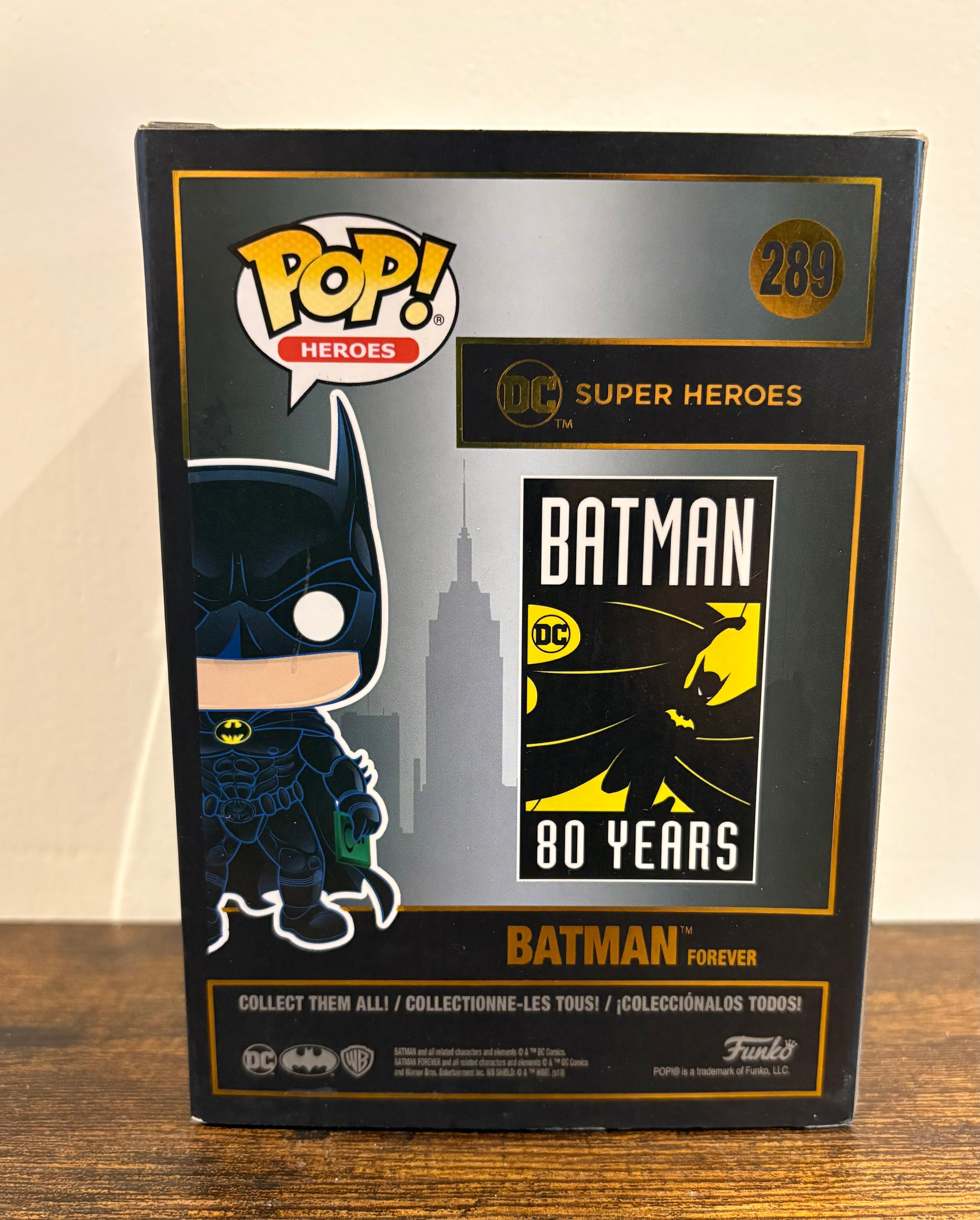 Funko Pop! Vinyl: Batman Forever #289 DC Heroes 80th Anniversary
