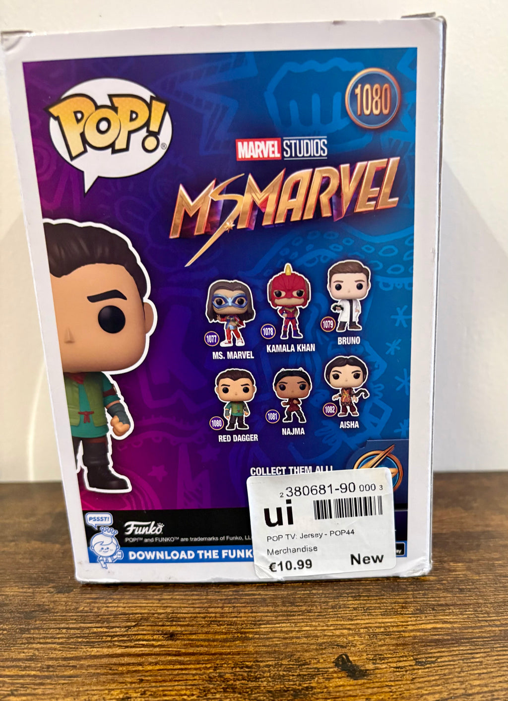 Funko Pop! Red Dagger #1080 - Vinyl Figure - Ms Marvel - Bobblehead
