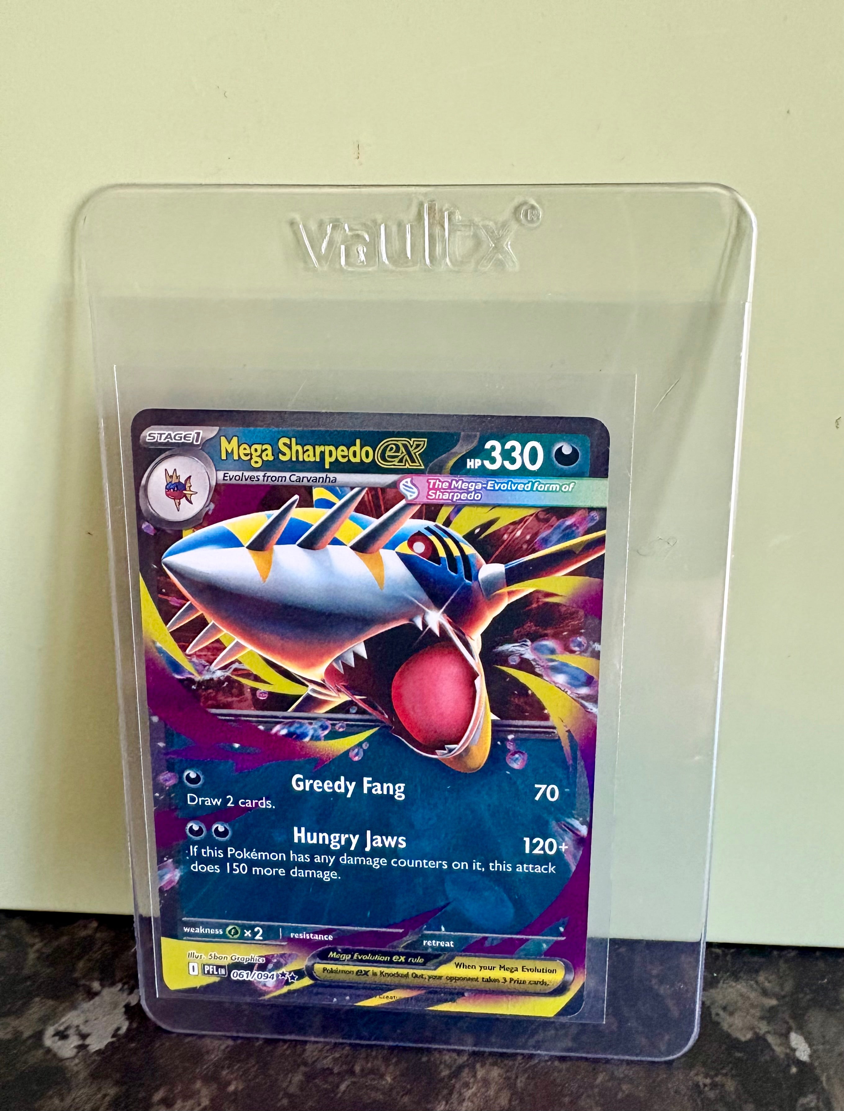 Pokemon - Mega Sharpedo ex - 061/094 - ME Phantasmal Flames - Half-Art
