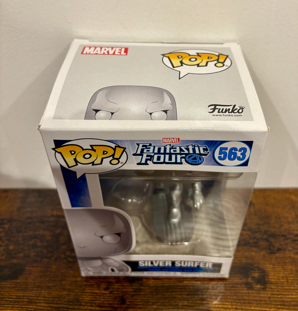Funko Pop ! Fantastic Four Silver Surfer #563 Vinyl Bobble-head- Vaulted