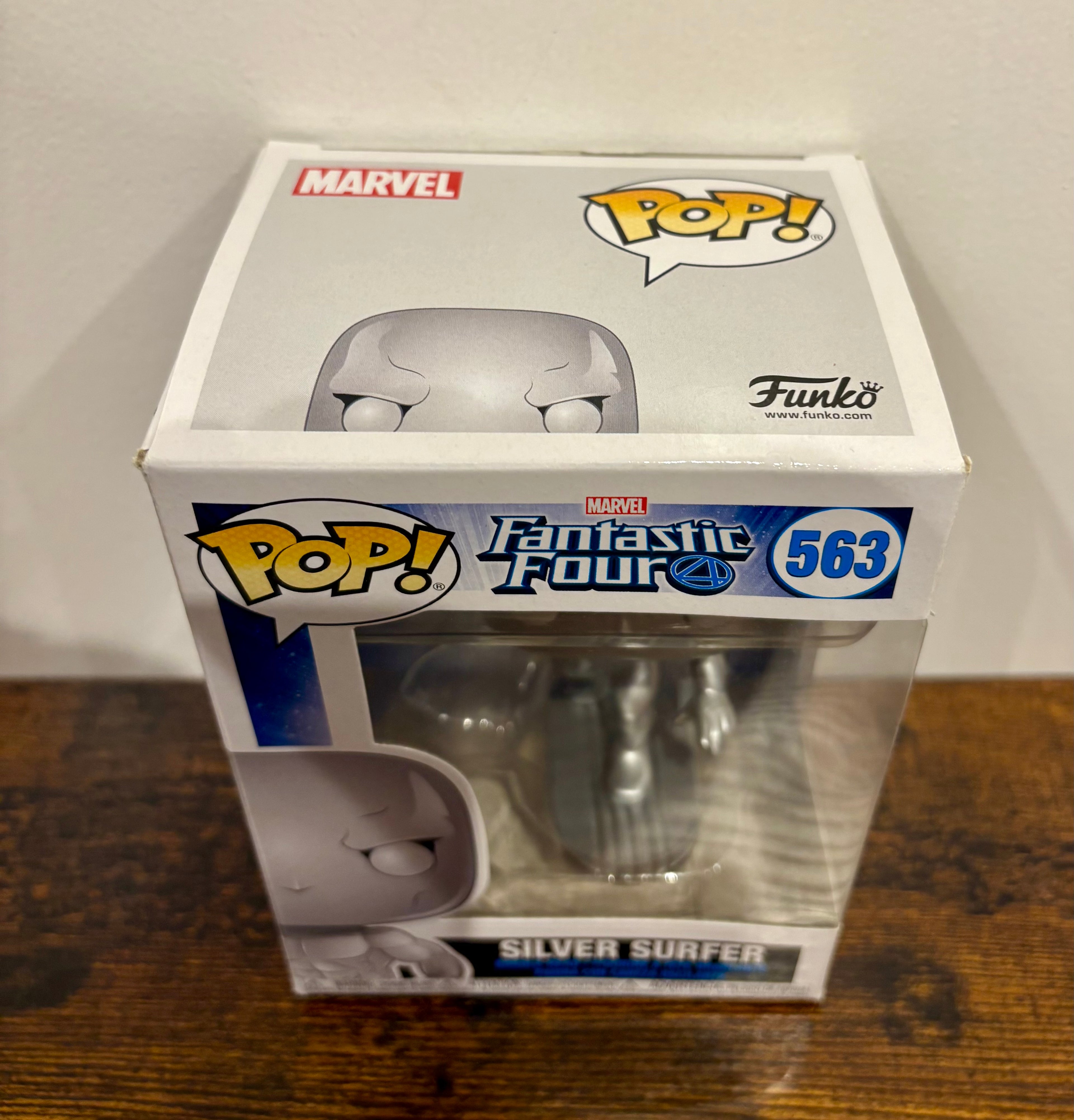 Funko Pop ! Fantastic Four Silver Surfer #563 Vinyl Bobble-head- Vaulted