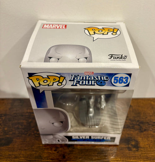 Funko Pop ! Fantastic Four Silver Surfer #563 Vinyl Bobble-head- Vaulted