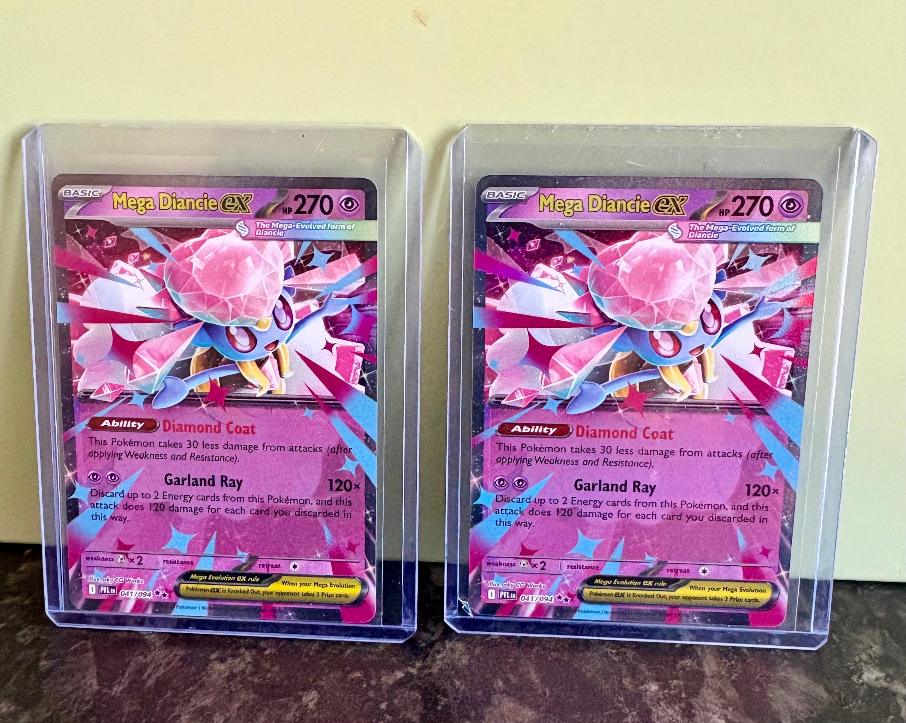 Pokemon Mega Diancie EX 041/094 Me02: Phantasmal Flames Holo