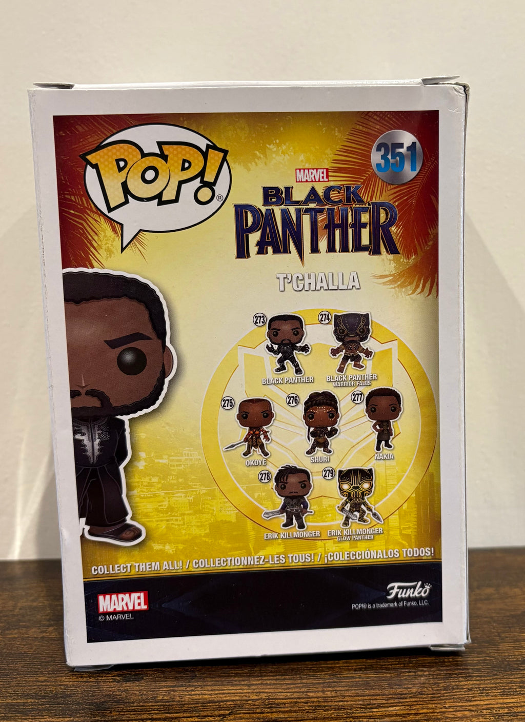 Funko Pop! Marvel Black Panther T'Challa #351