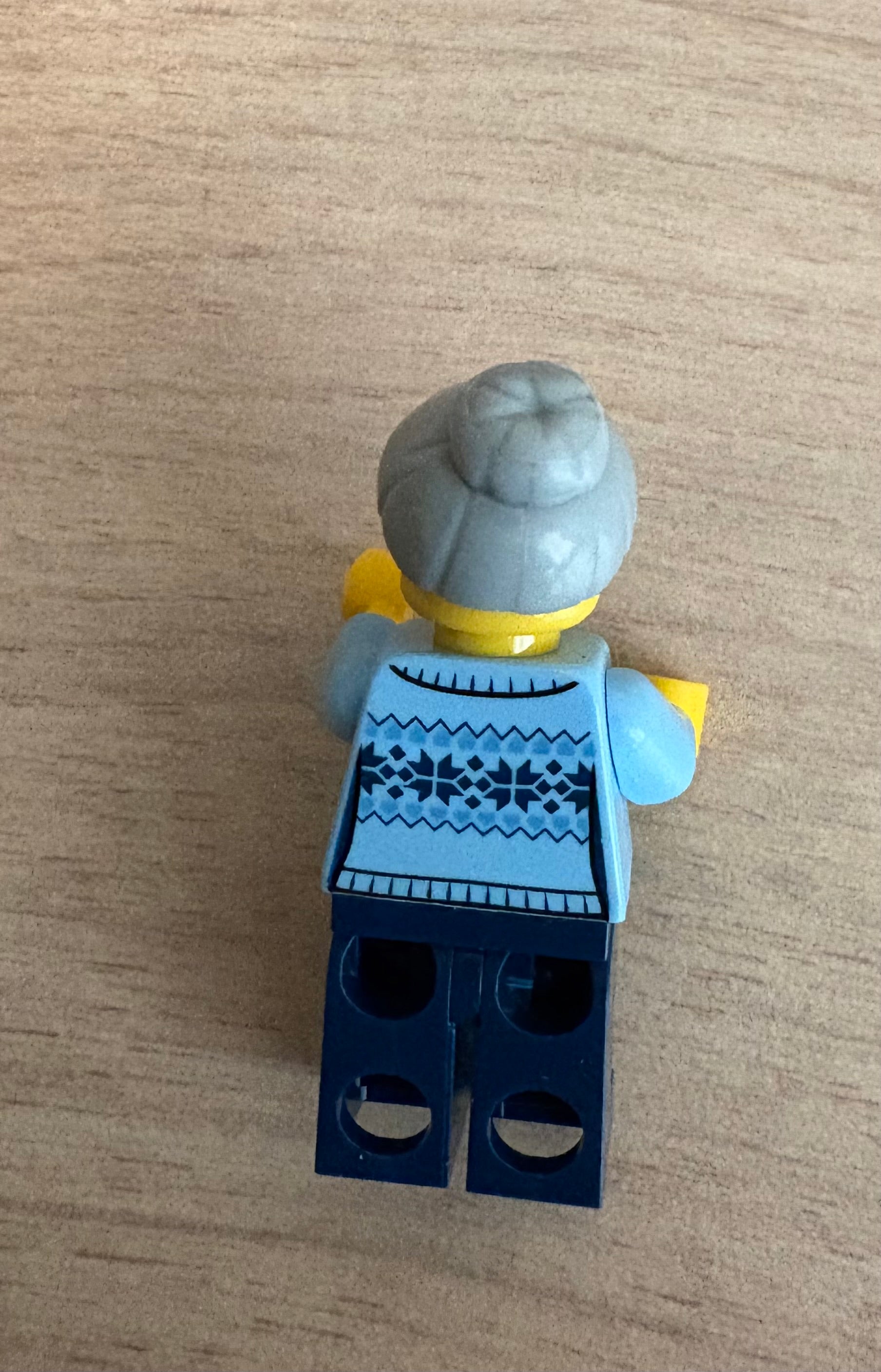 Mini Figure - Holiday Grandmother in Fair Isle Sweater