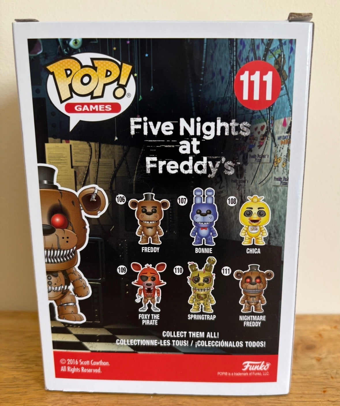 Funko Pop Five Nights at Freddy’s Nightmare Freddy #111