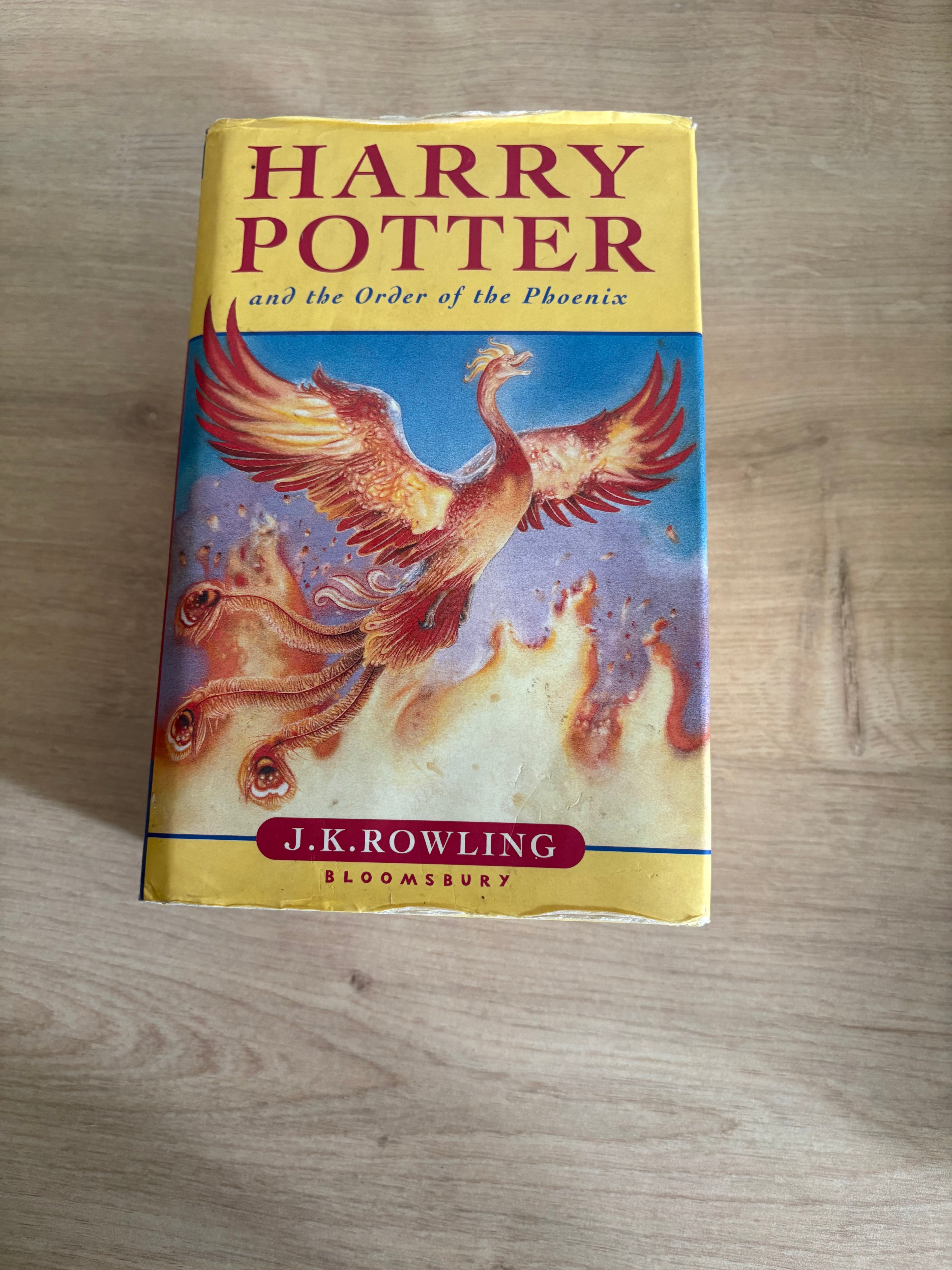 Collectables - Harry Potter and the Order of the Phoenix 1st/1st Edition with errors, with dust jacket