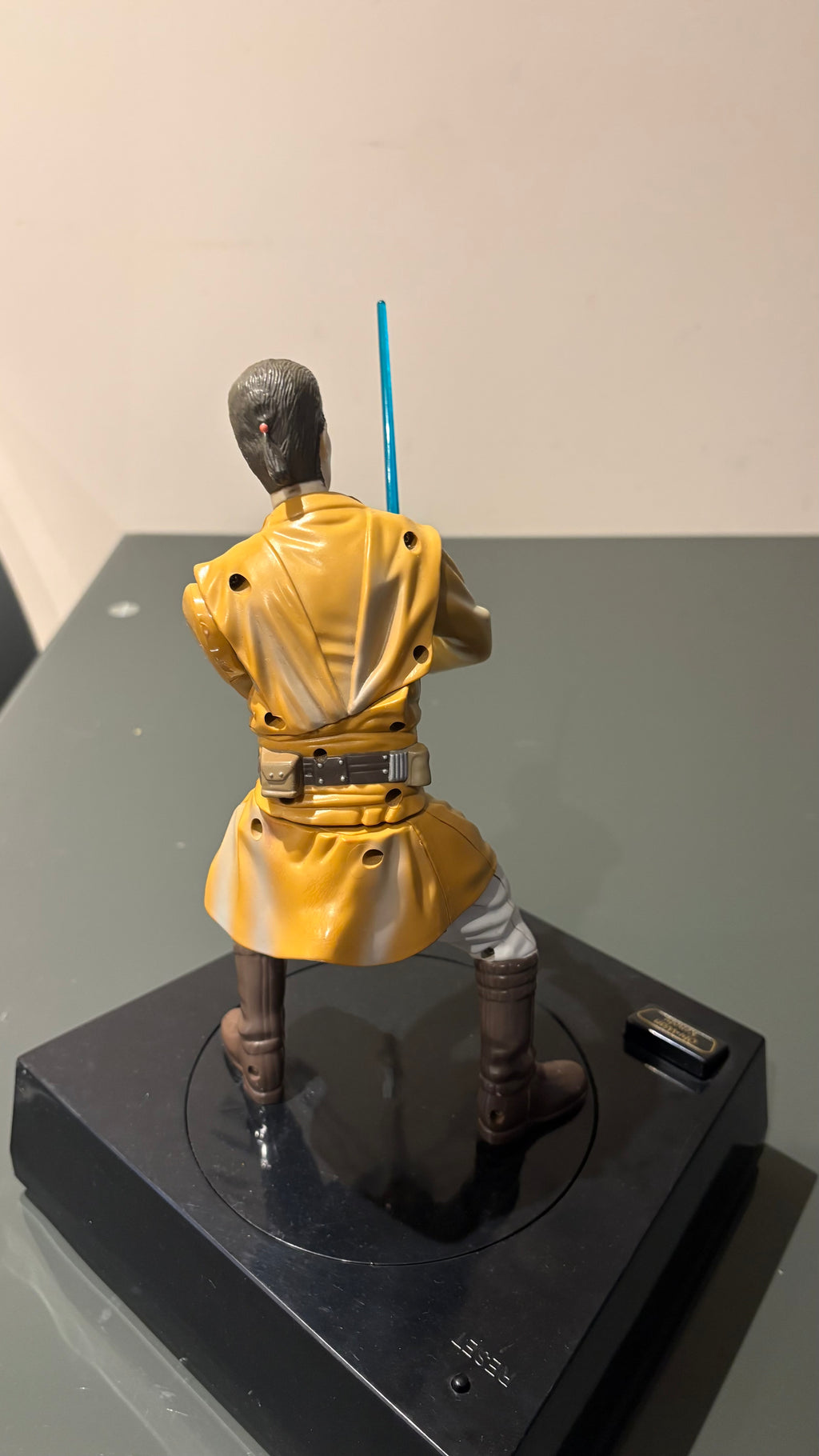 Star Wars Obi Wan Kenobi light up figure display 1999 money box.
