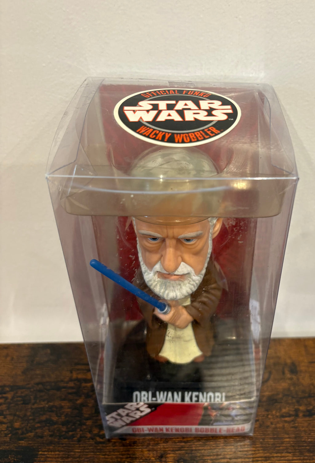 Star Wars Wacky Wobblers Bobble-Head OBI-WAN KENOBI 2008 Official Funko