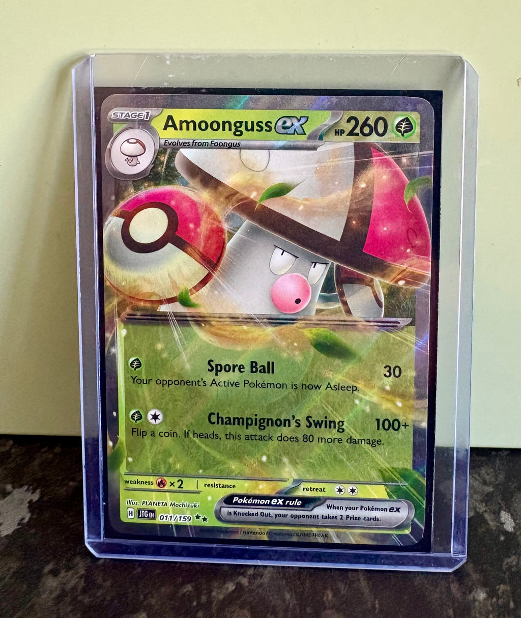 Pokemon Amoonguss ex - 011/159 - Journey Together - Double Rare