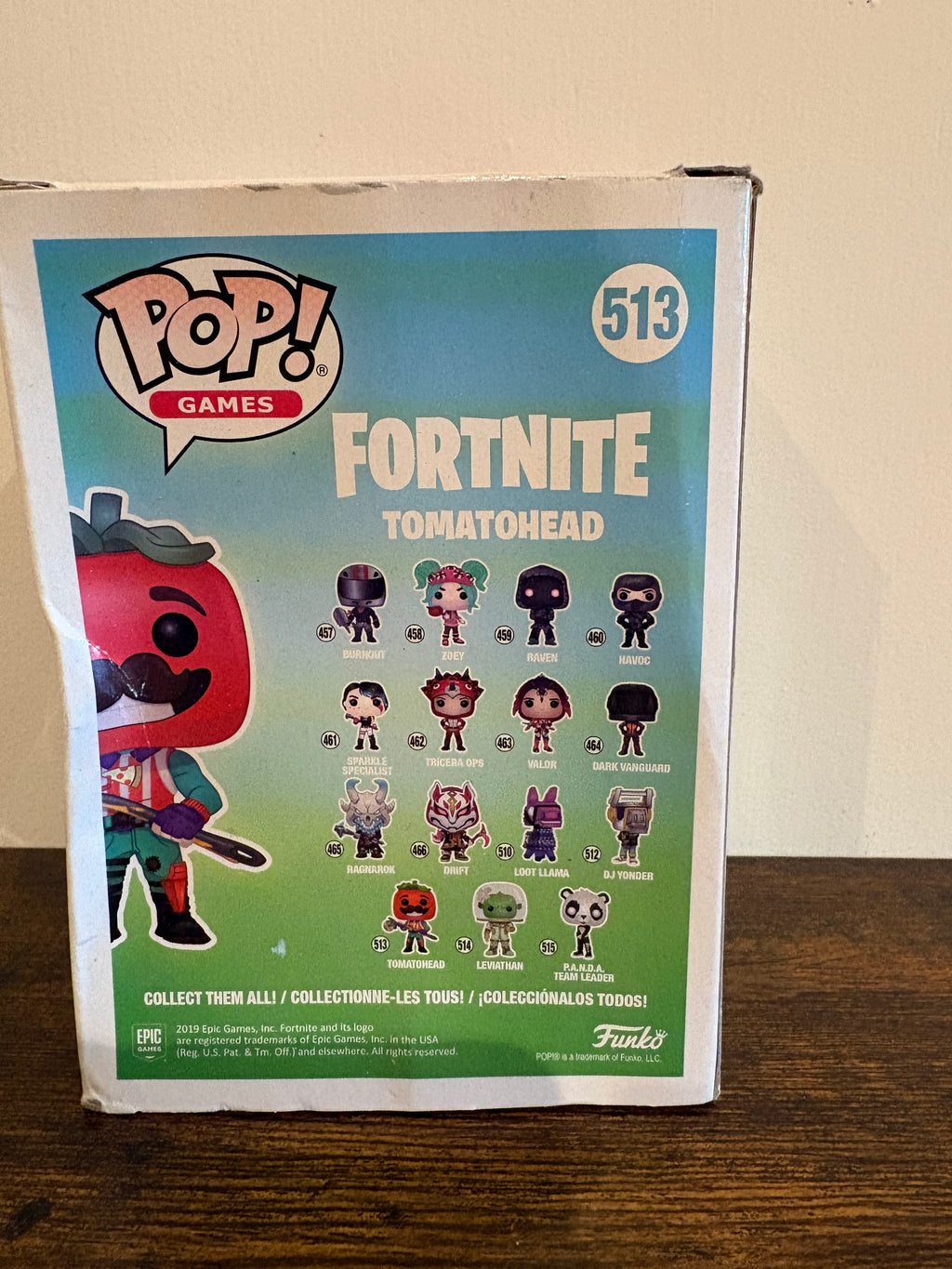 Funko pop #513 Tomatohead tatty box see pics