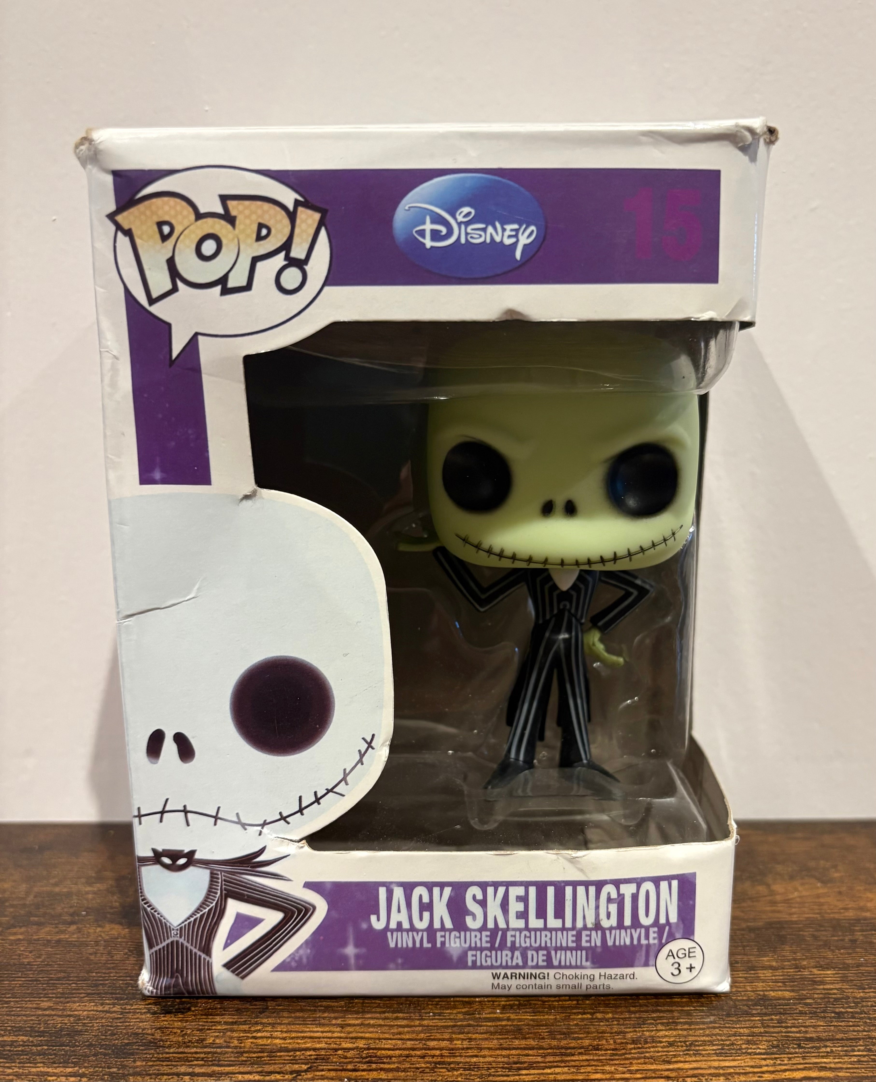 Funko Pop! Jack Skellington (15) Disney Nightmare Before Christmas see description
