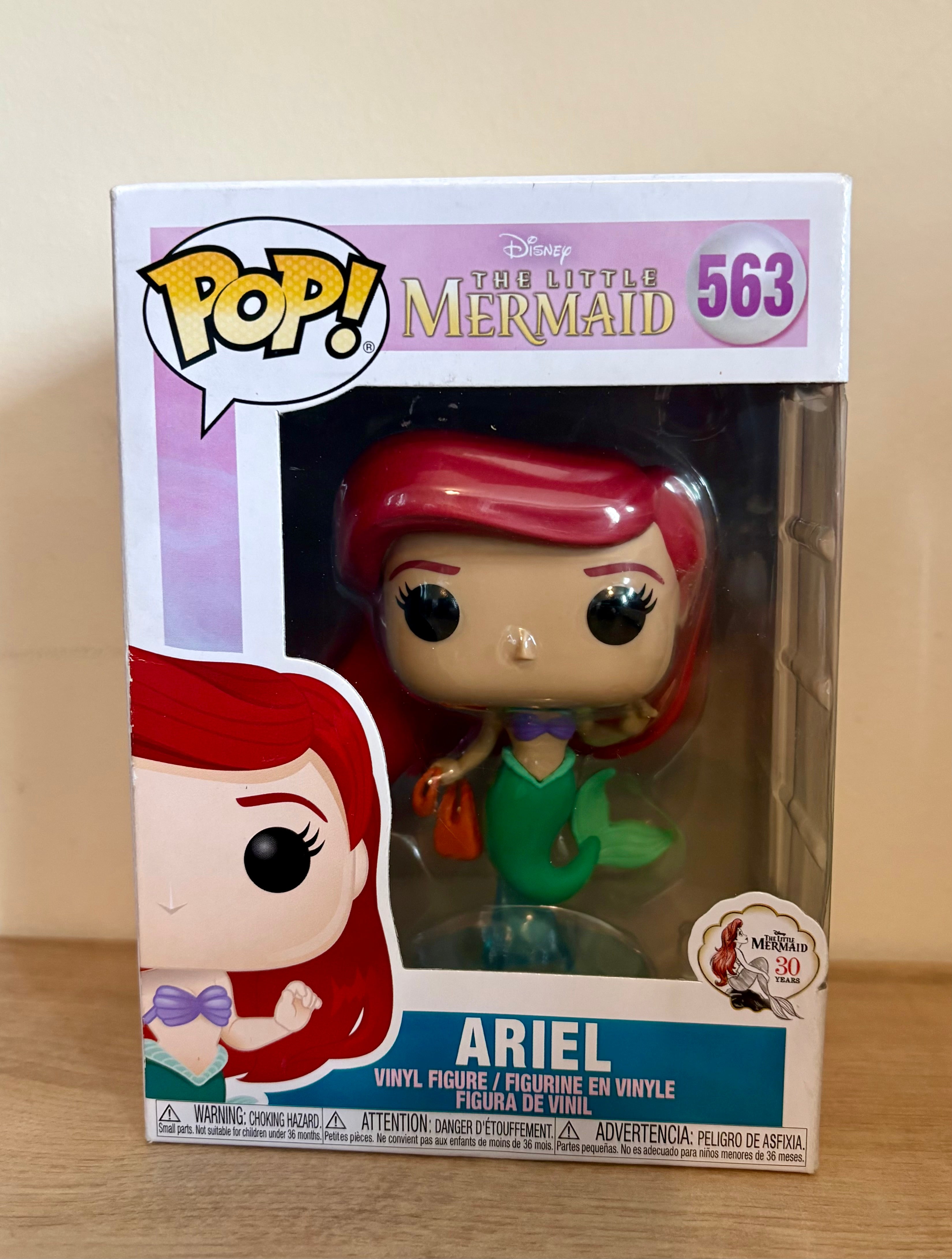 Funko POP! Disney Ariel The Little Mermaid Vinyl Figure #563 30th Anniversary brand new