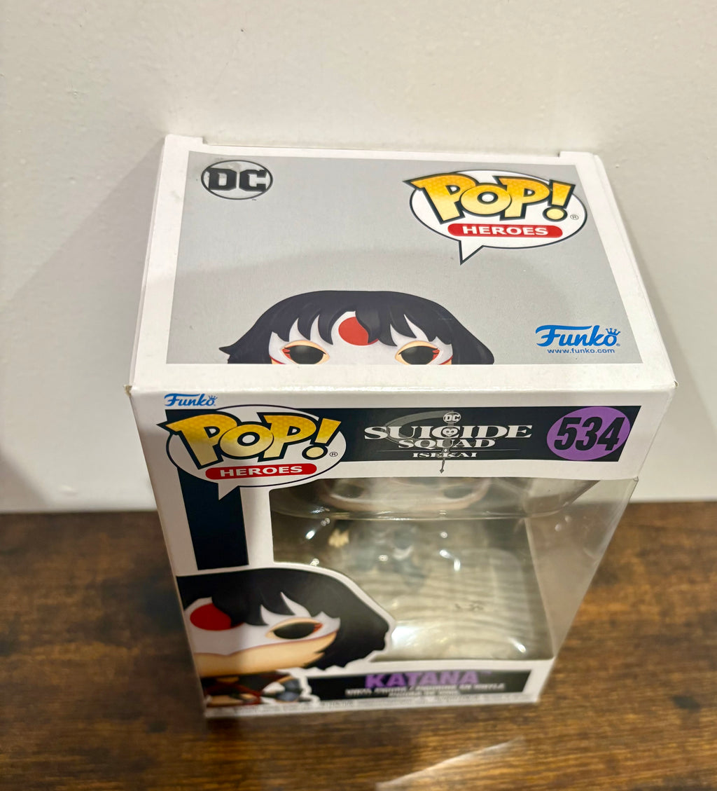 Funko Pop KATANA #534 DC Suicide Squad Isekai Heroes Toy Vinyl Figure