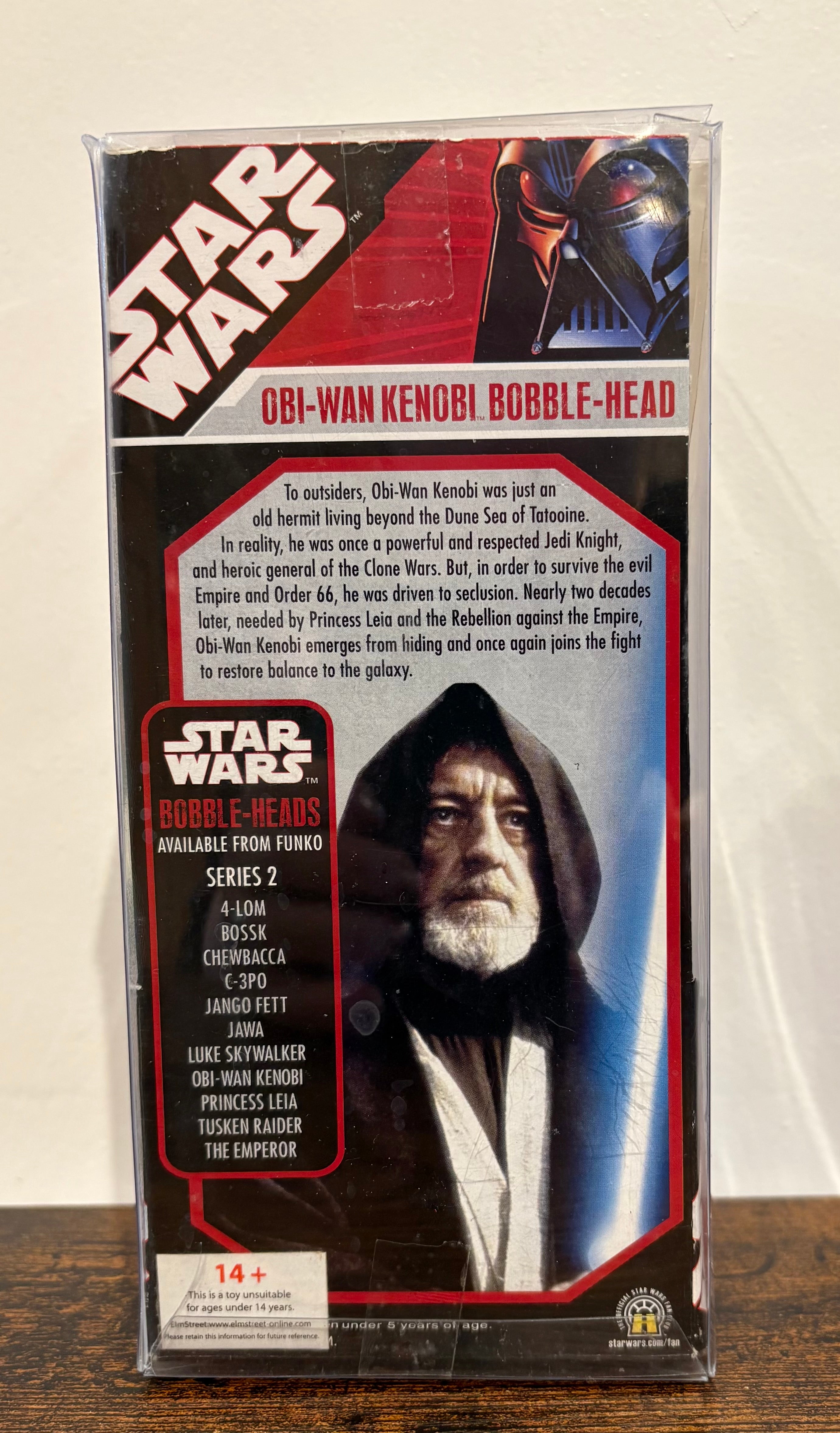 Star Wars Wacky Wobblers Bobble-Head OBI-WAN KENOBI 2008 Official Funko