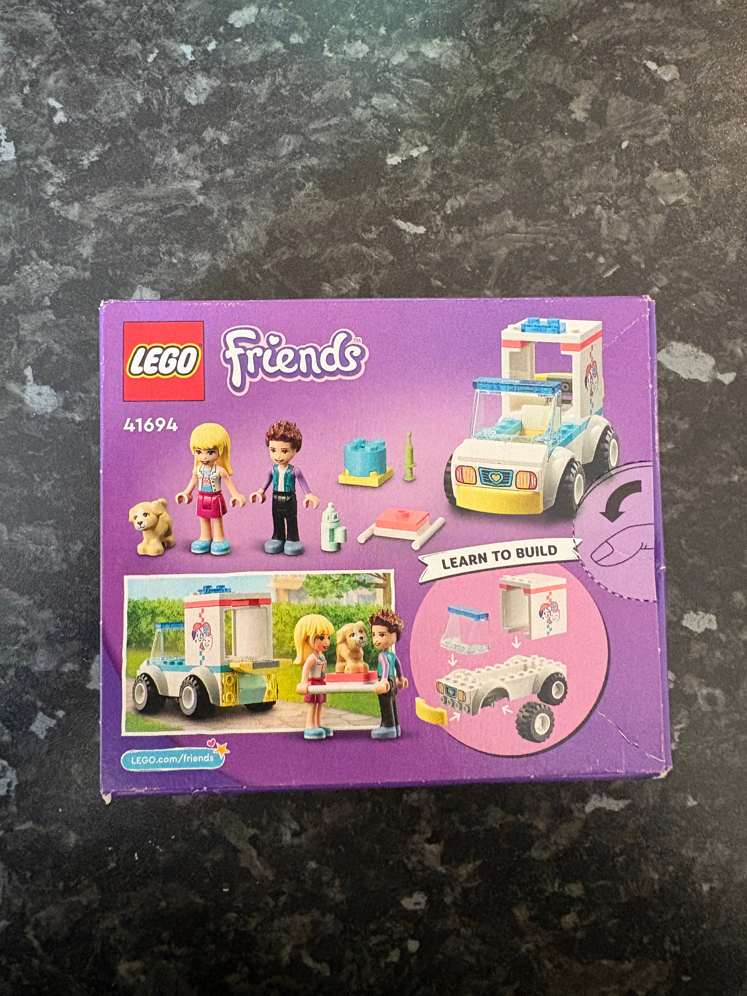 Lego Friends 41694 Pet Clinic Ambulance - Brand new but damaged box