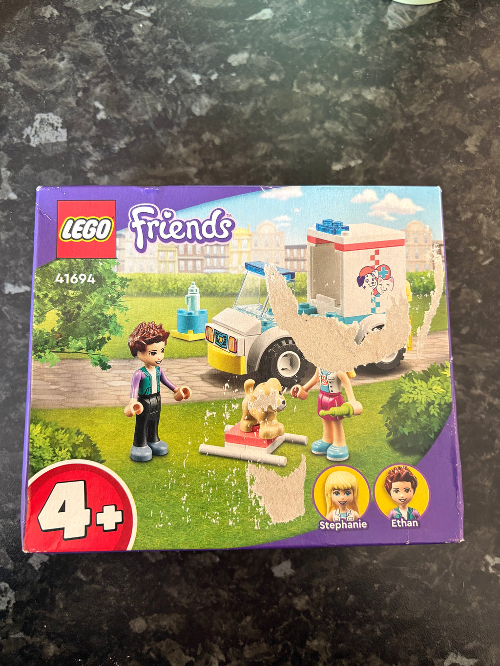 Lego Friends 41694 Pet Clinic Ambulance - Brand new but damaged box